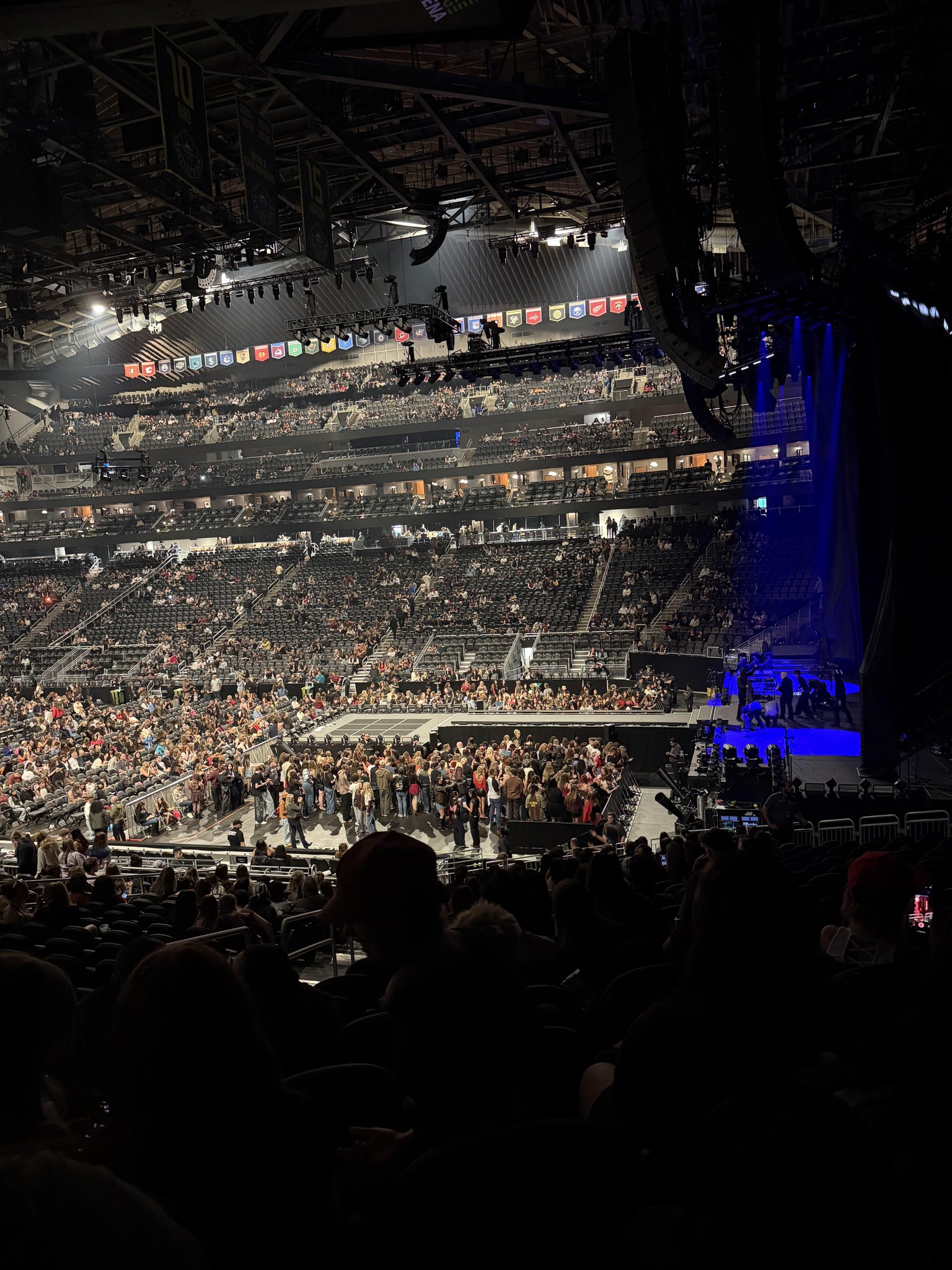 Real Fan View taken from Section 11 at Climate Pledge Arena by Alexis A