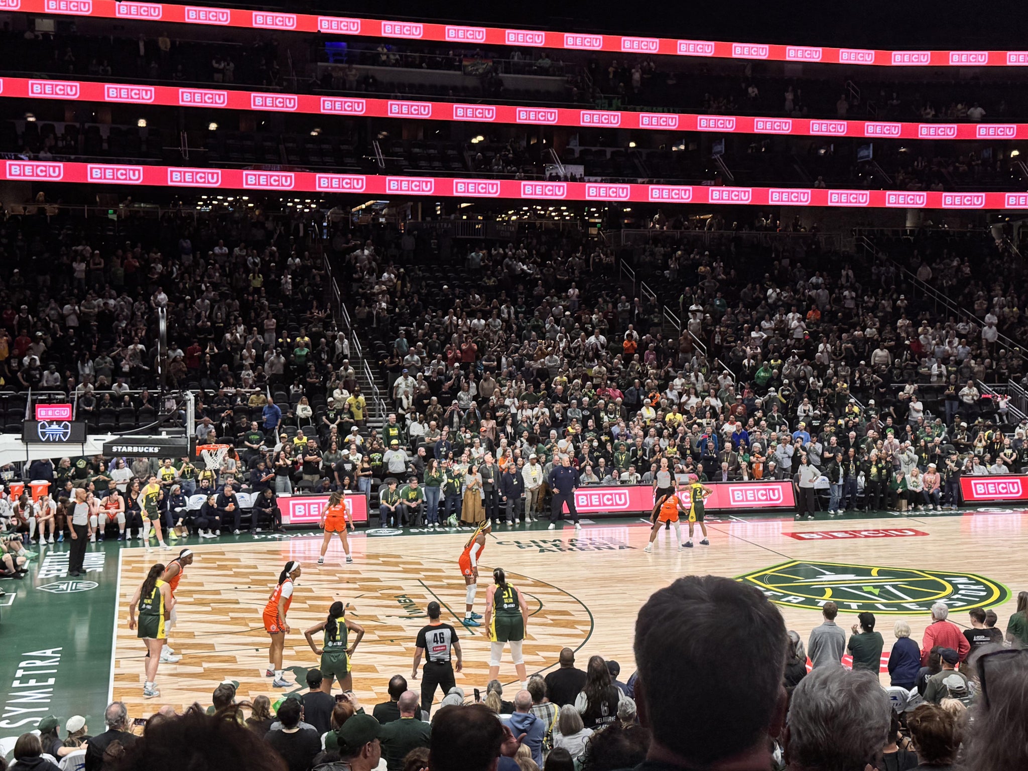 Real Fan View taken from Section 15 at Climate Pledge Arena by Harjot S