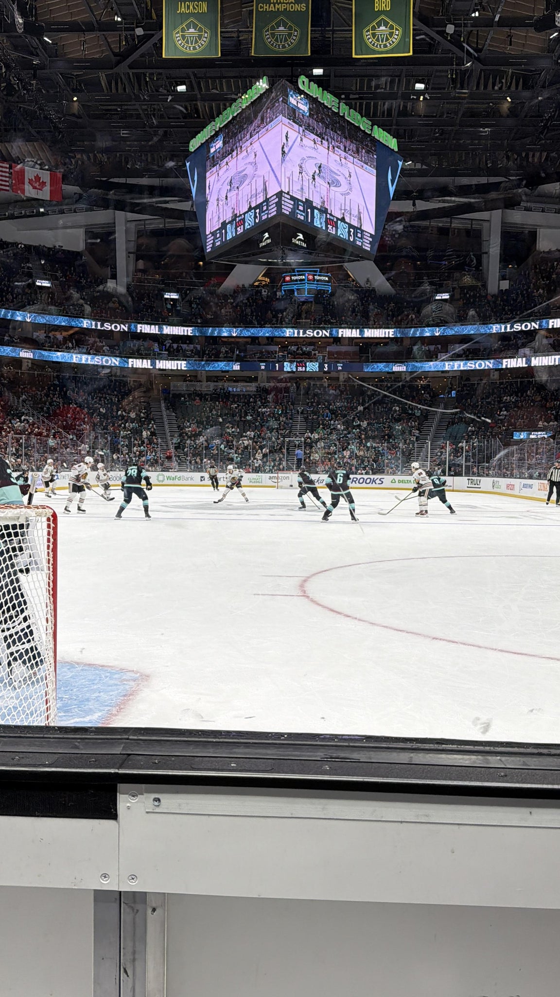 Real Fan View taken from Section 20 at Climate Pledge Arena by Craig H