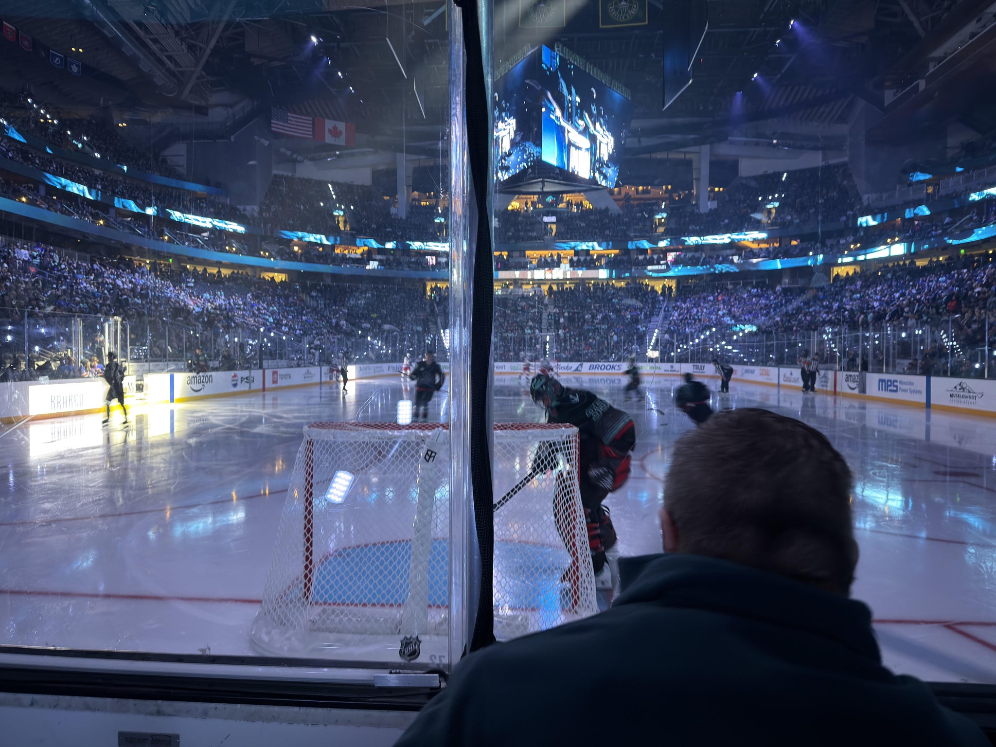 Real Fan View taken from Section 20 at Climate Pledge Arena by Craig H