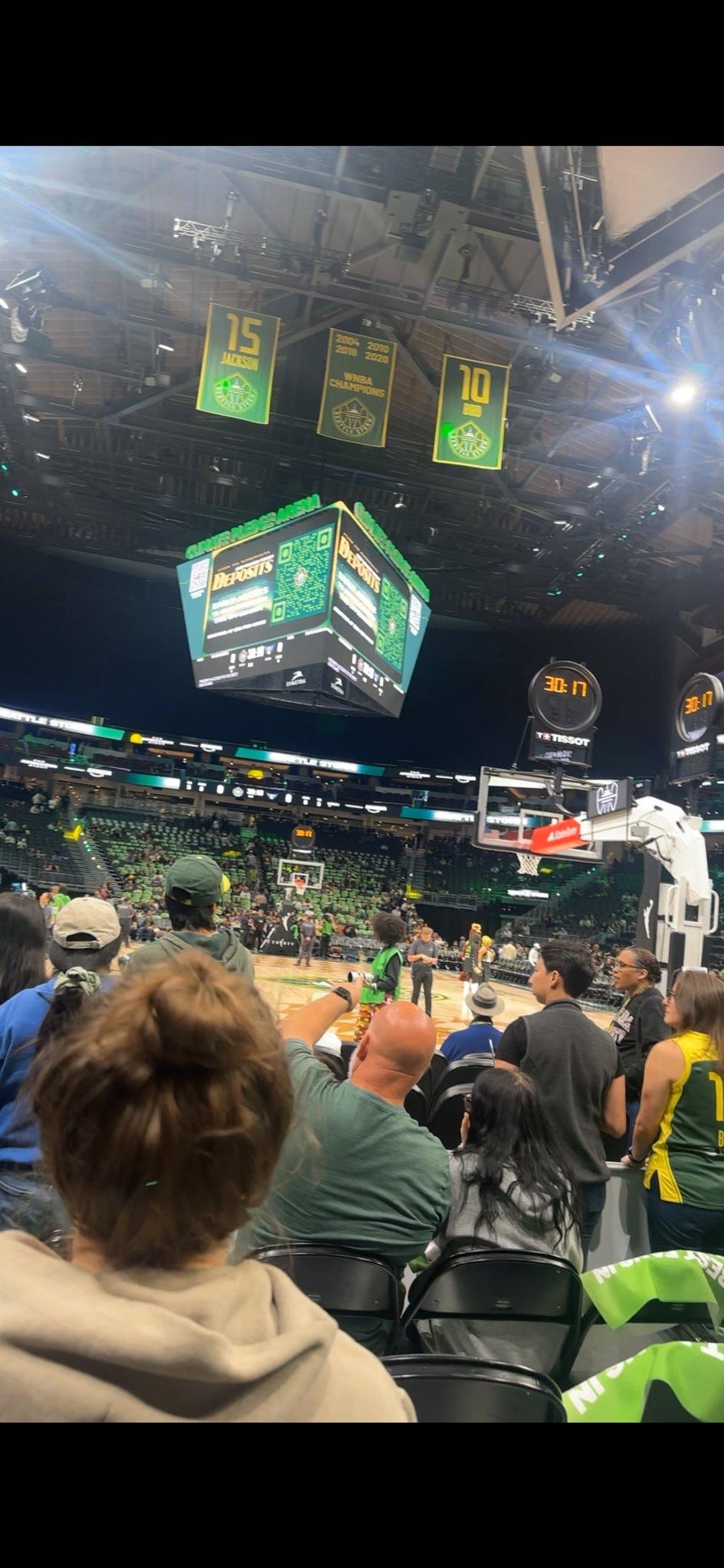 Real Fan View taken from Section 21 at Climate Pledge Arena by Rayna P