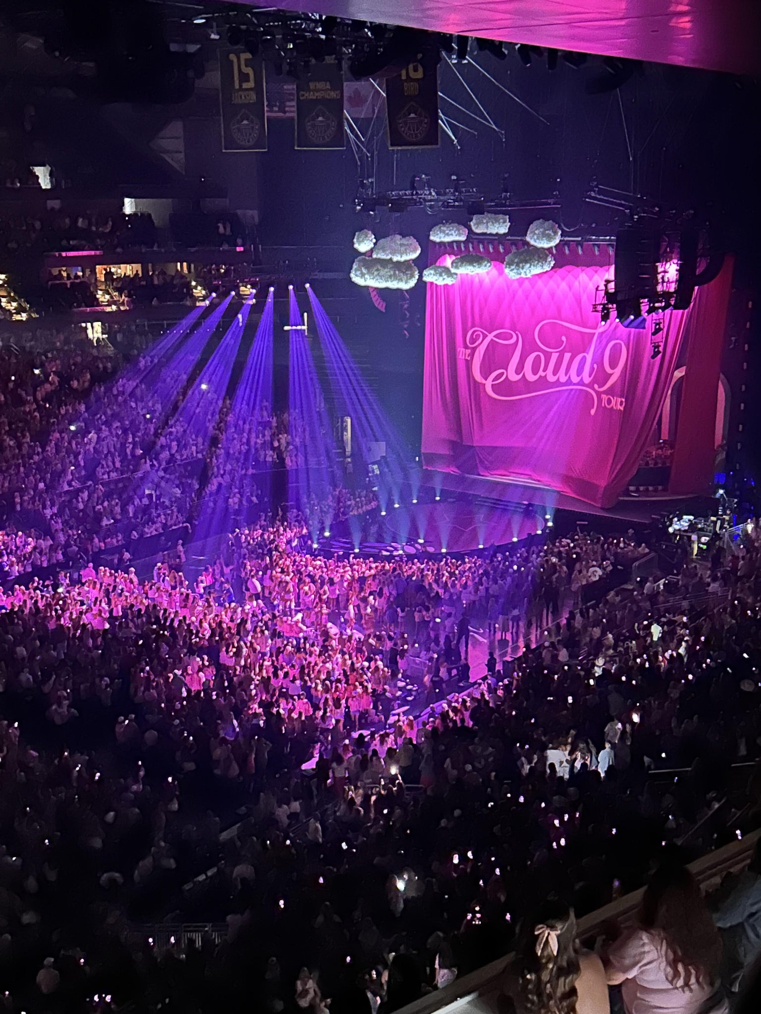 Real Fan View taken from Section 217 at Climate Pledge Arena by Sarah B