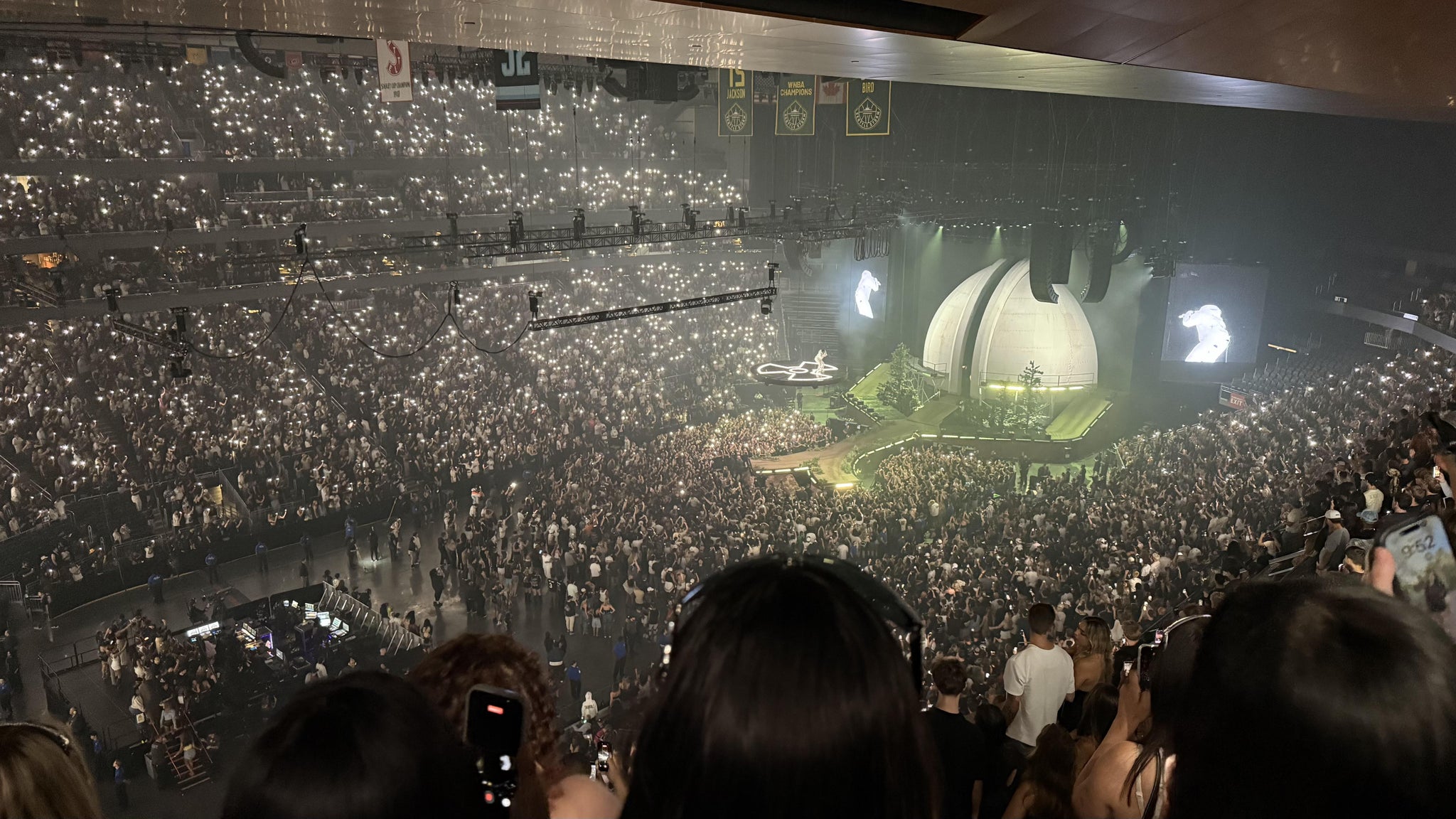 Real Fan View taken from Section 217 at Climate Pledge Arena by Clara N
