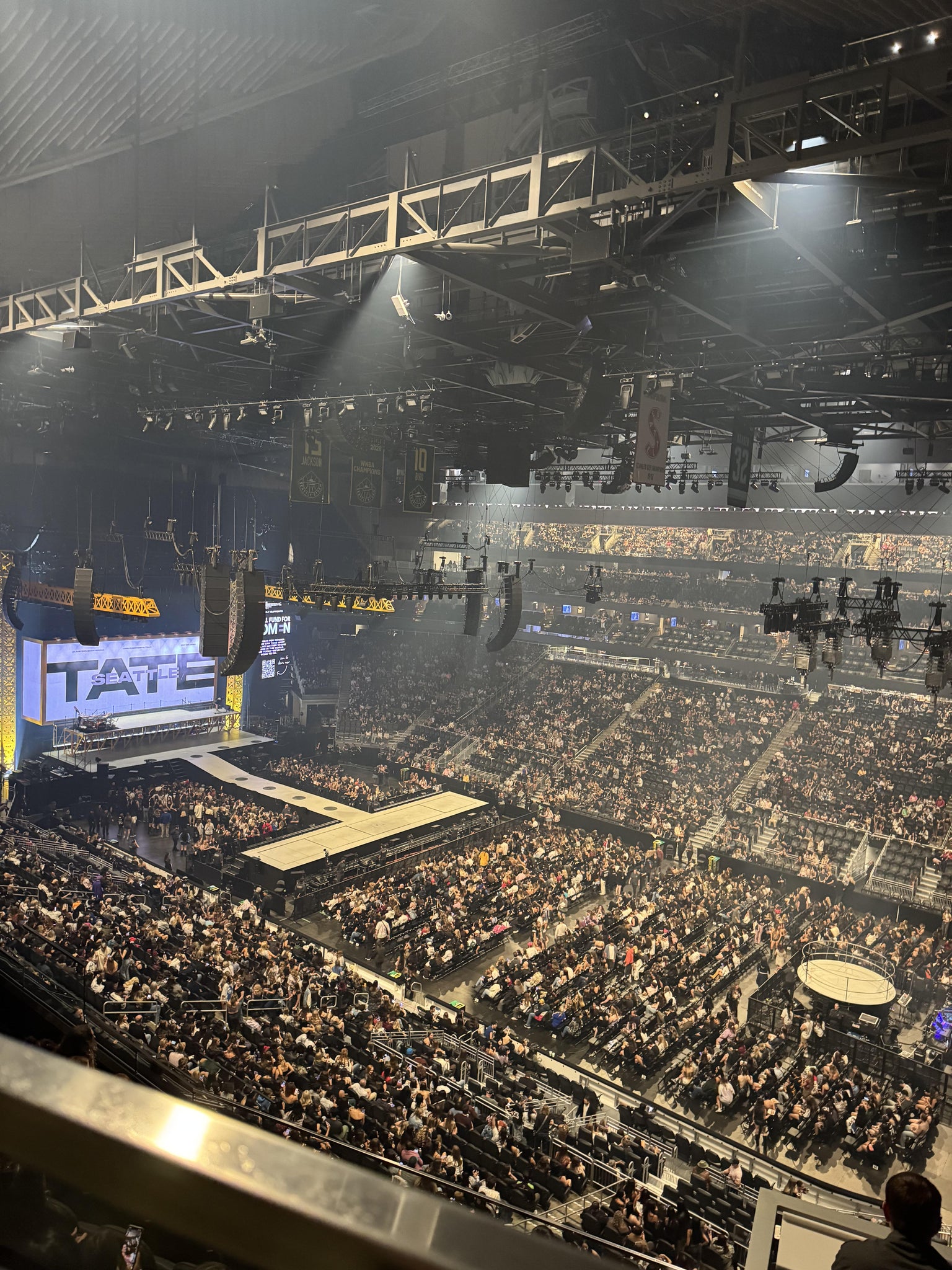 Real Fan View taken from Section 224 at Climate Pledge Arena by Denise K