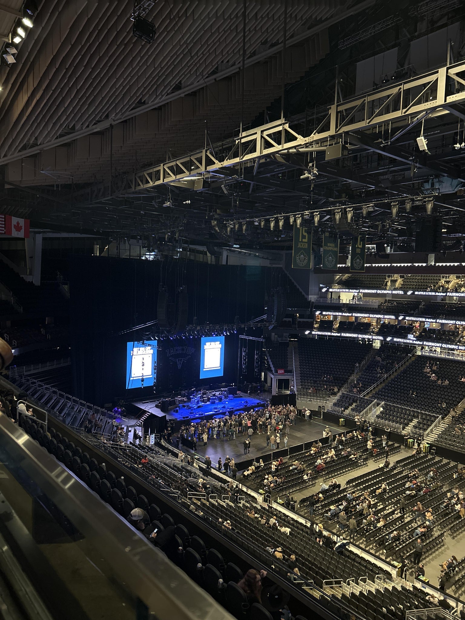Real Fan View taken from Section 225 at Climate Pledge Arena by Renae R