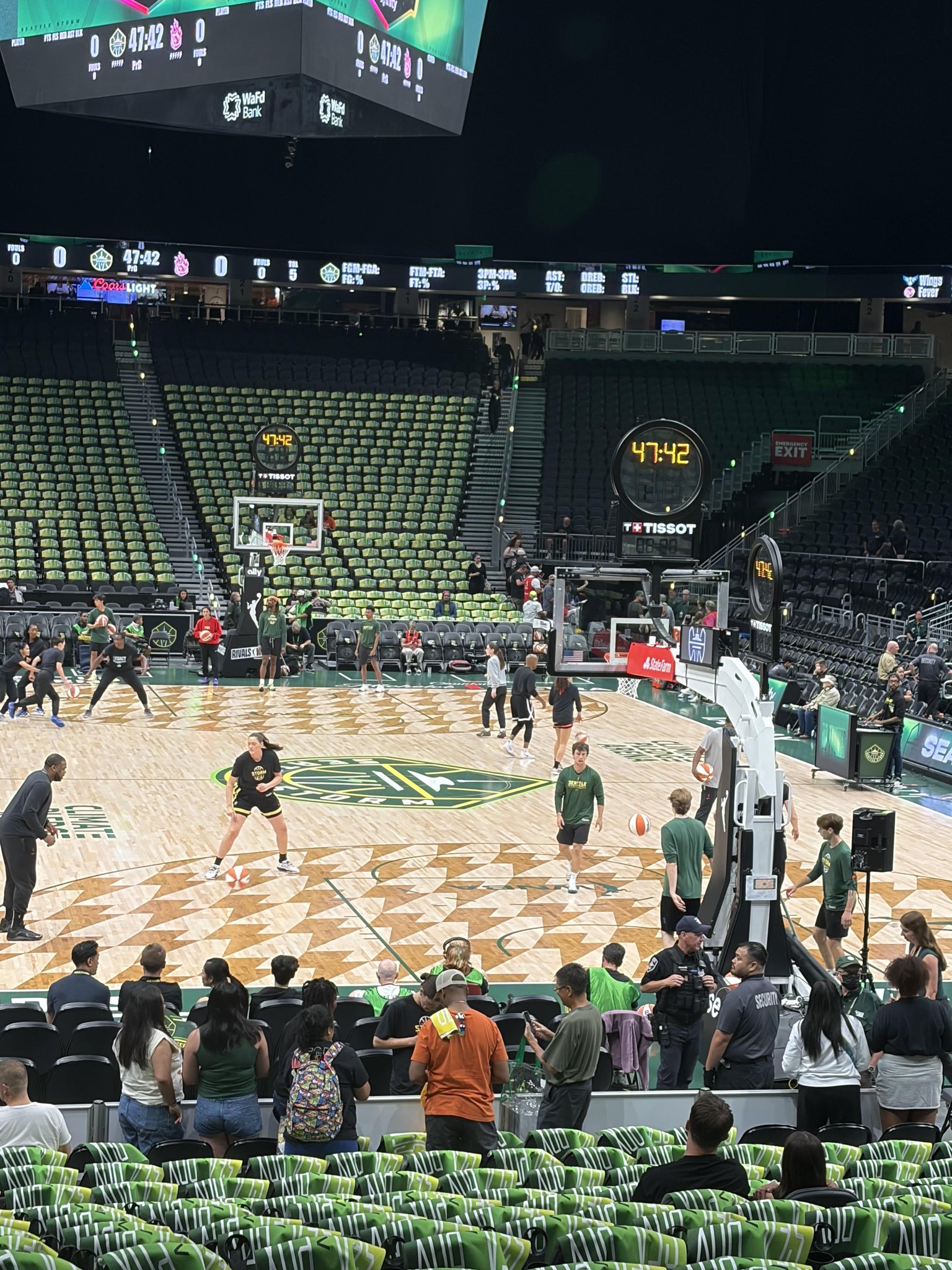 Real Fan View taken from Section 8 at Climate Pledge Arena by Amanda C