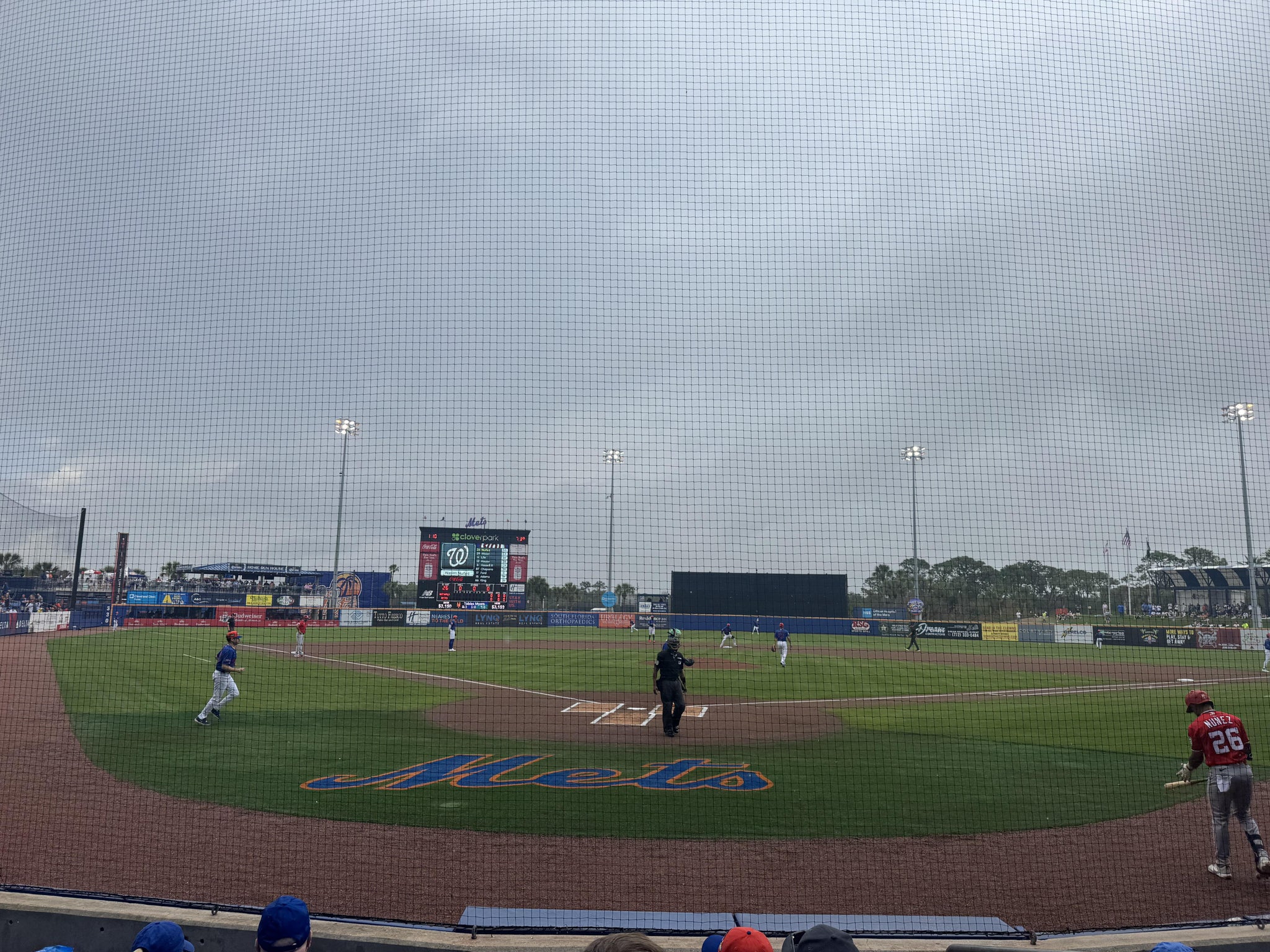 Real Fan View taken from Section 10 at Clover Park - Port St. Lucie by Anonymous User