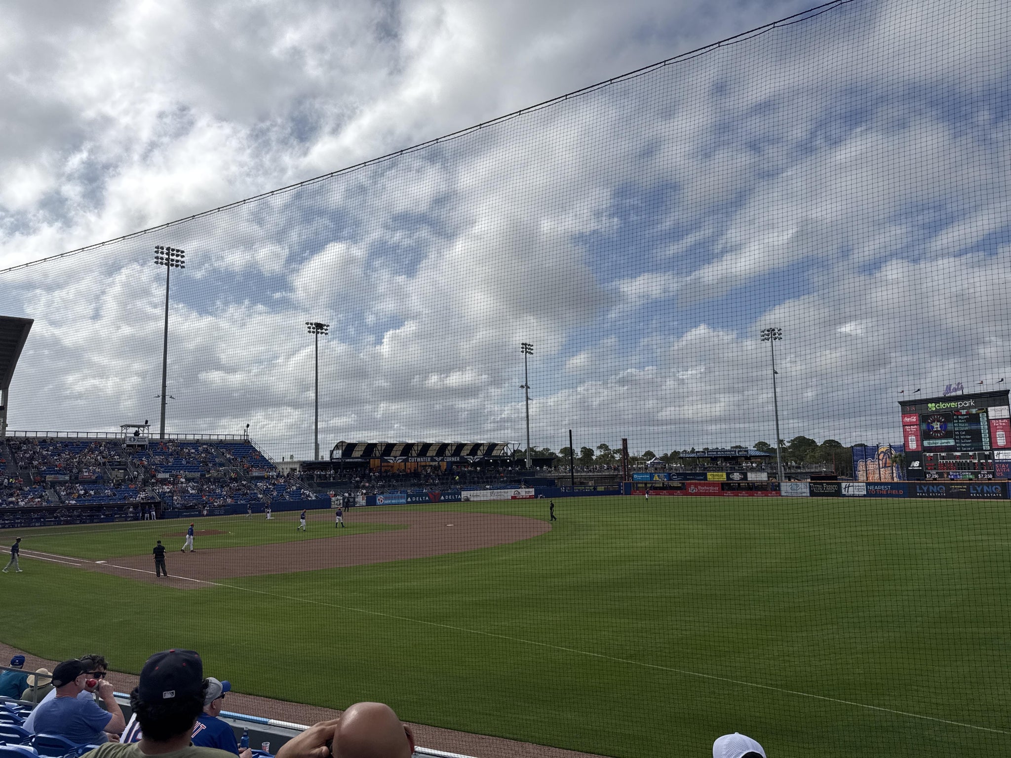 Real Fan View taken from Section 104 at Clover Park - Port St. Lucie by Carymar O