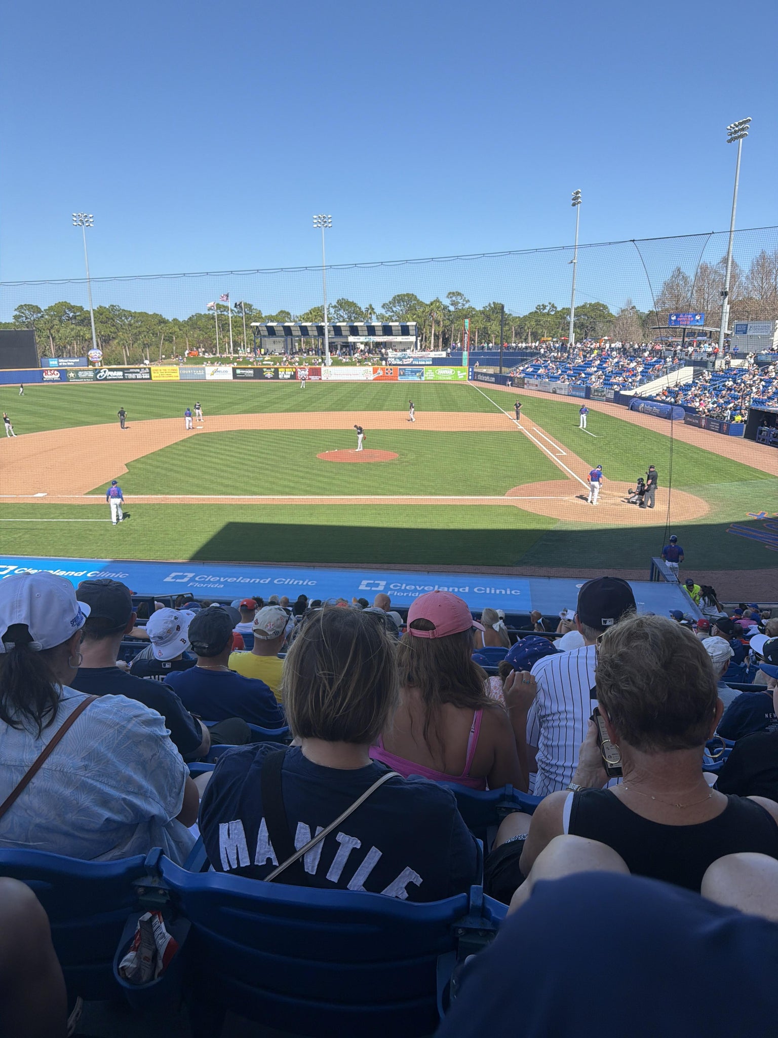 Real Fan View taken from Section 113 at Clover Park - Port St. Lucie by Ana G