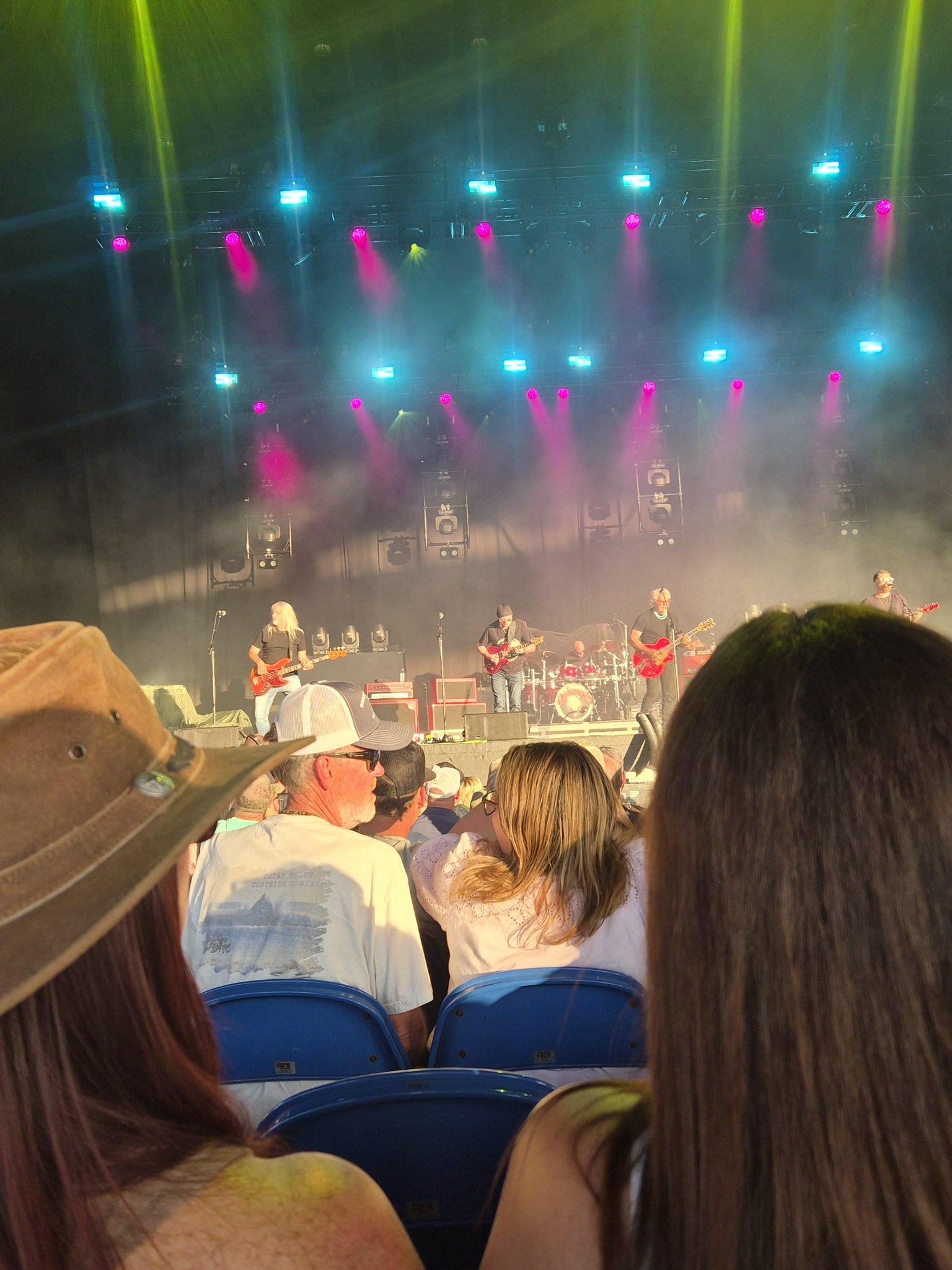 Real Fan View taken from Section 2 at Coastal Credit Union Music Park at Walnut Creek by Harrell S
