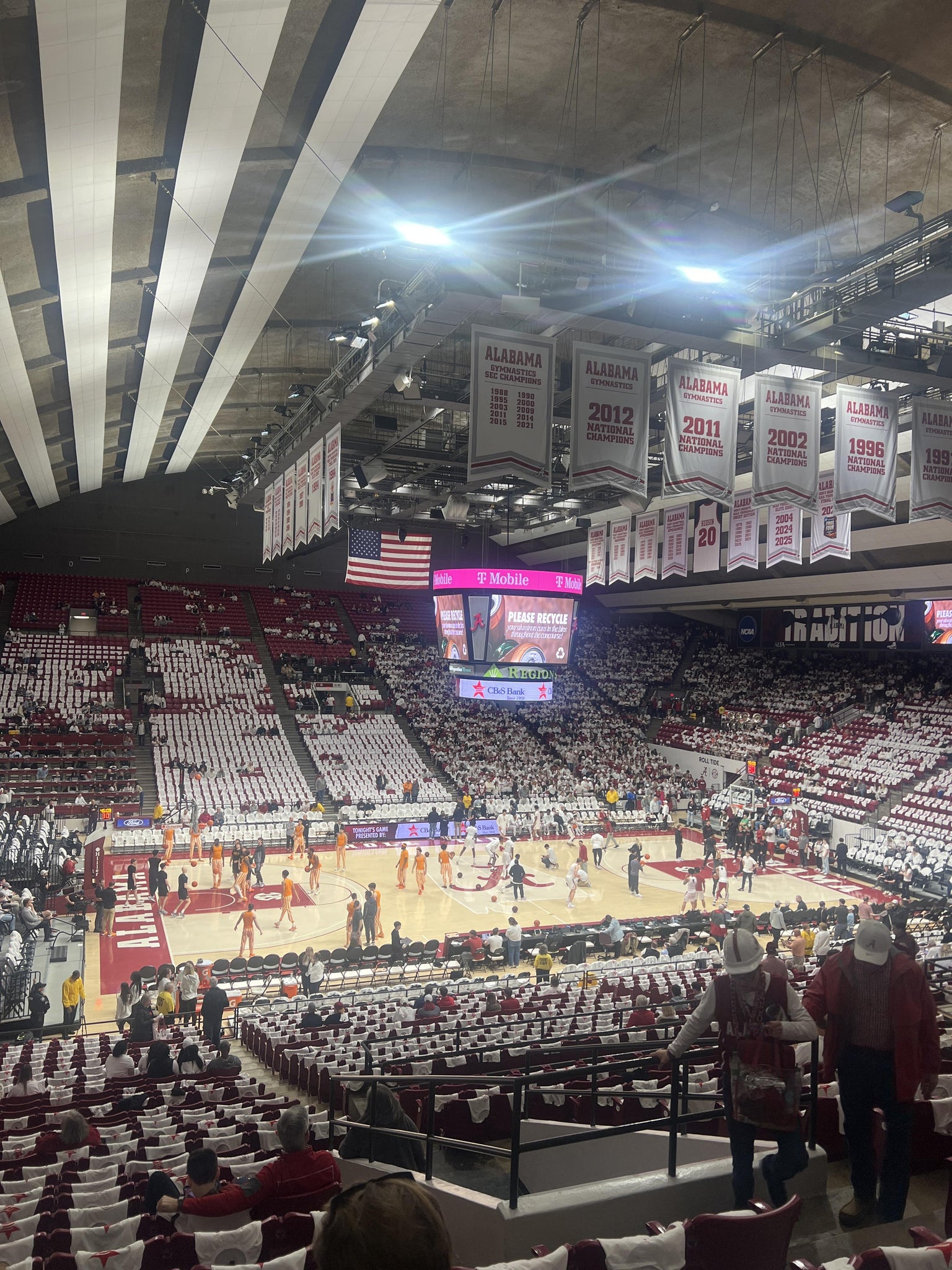 Real Fan View taken from Section F at Coleman Coliseum by Jared M