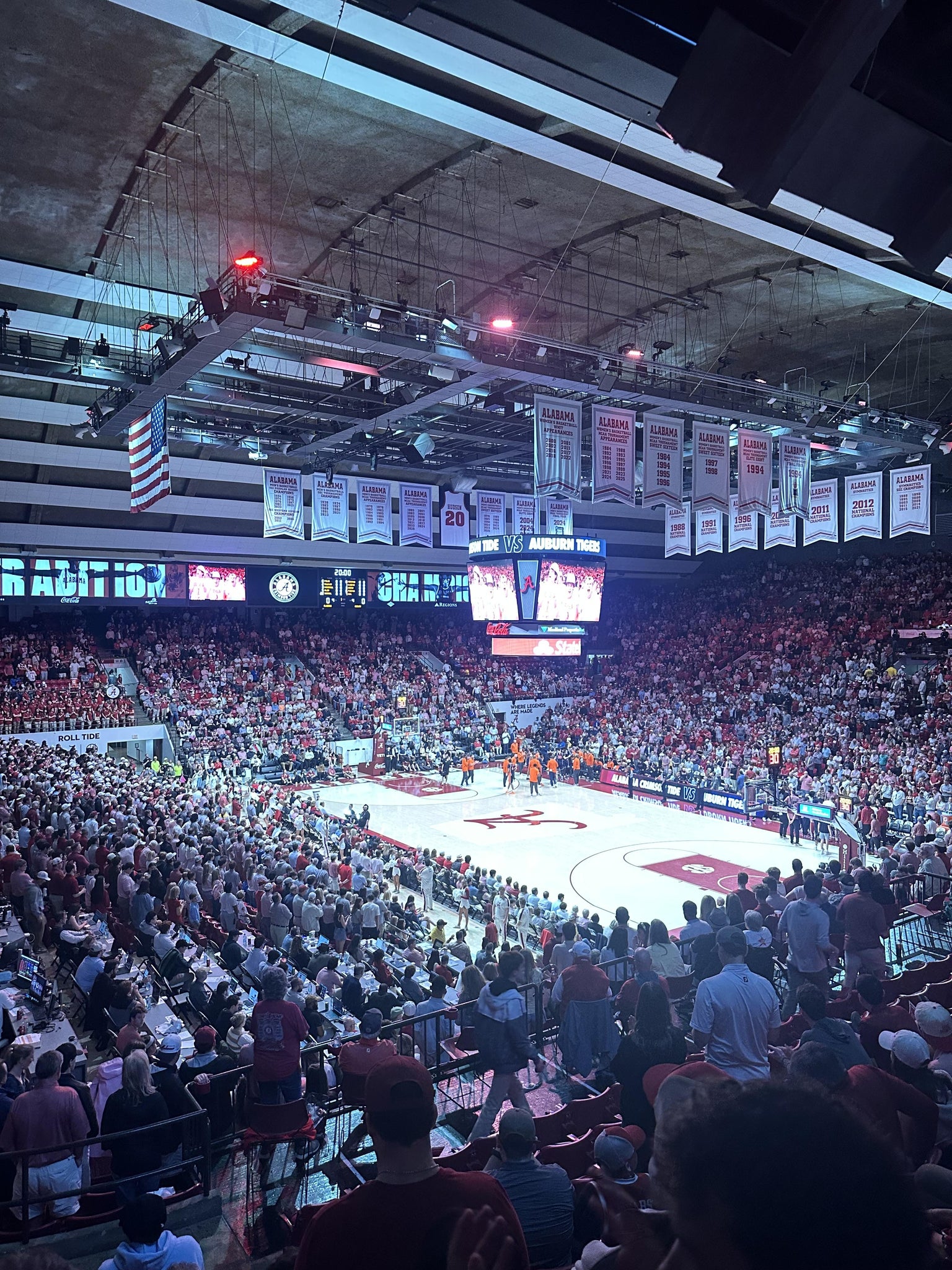 Real Fan View taken from Section M at Coleman Coliseum by Michael R