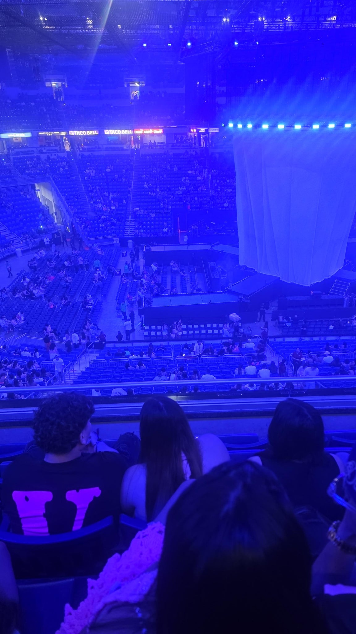 Real Fan View taken from Section 214 L at Coliseo de Puerto Rico by Yoadelys C