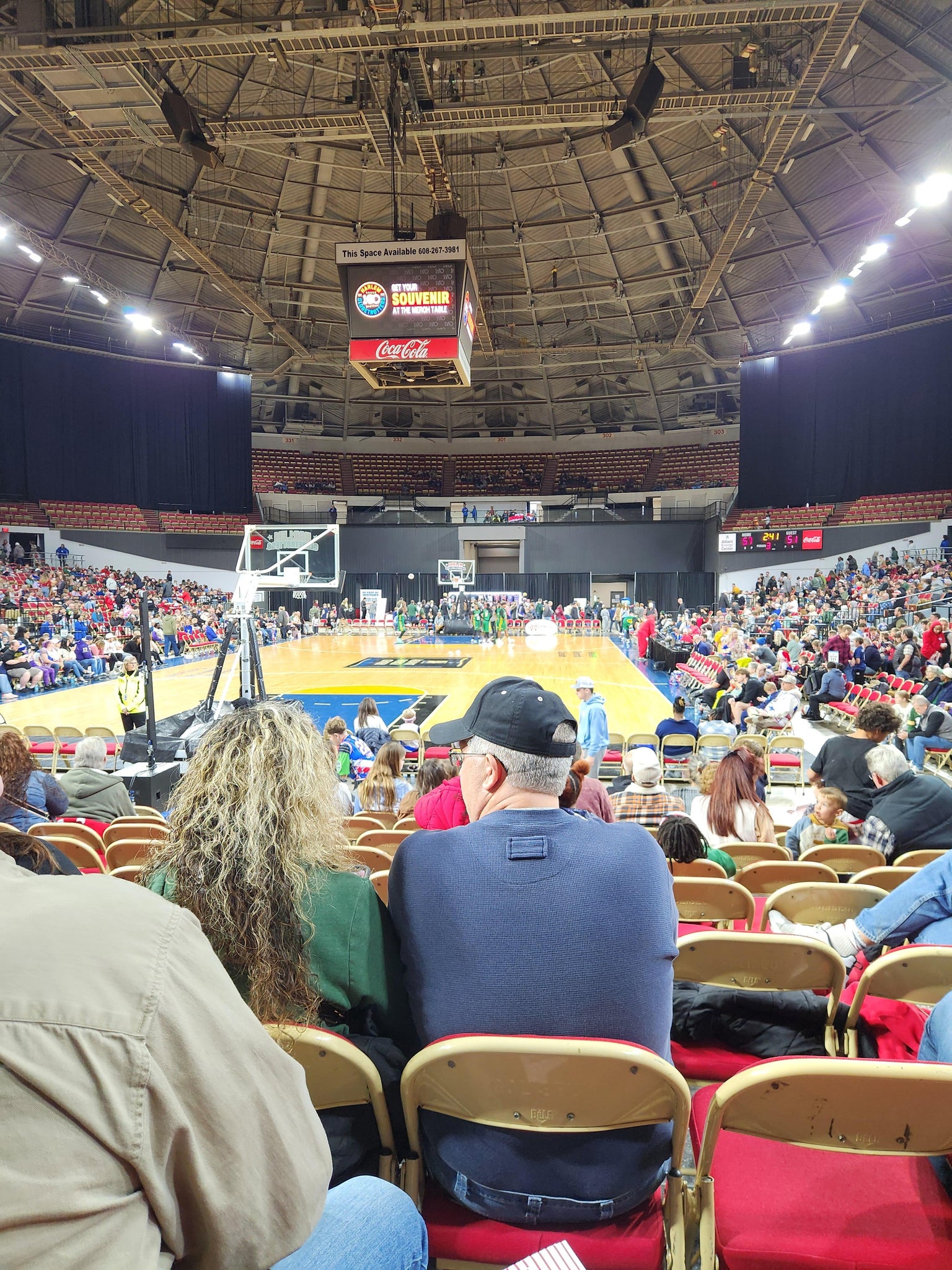 Real Fan View taken from Section 116 at Coliseum at Alliant Energy Center by Shaneika S