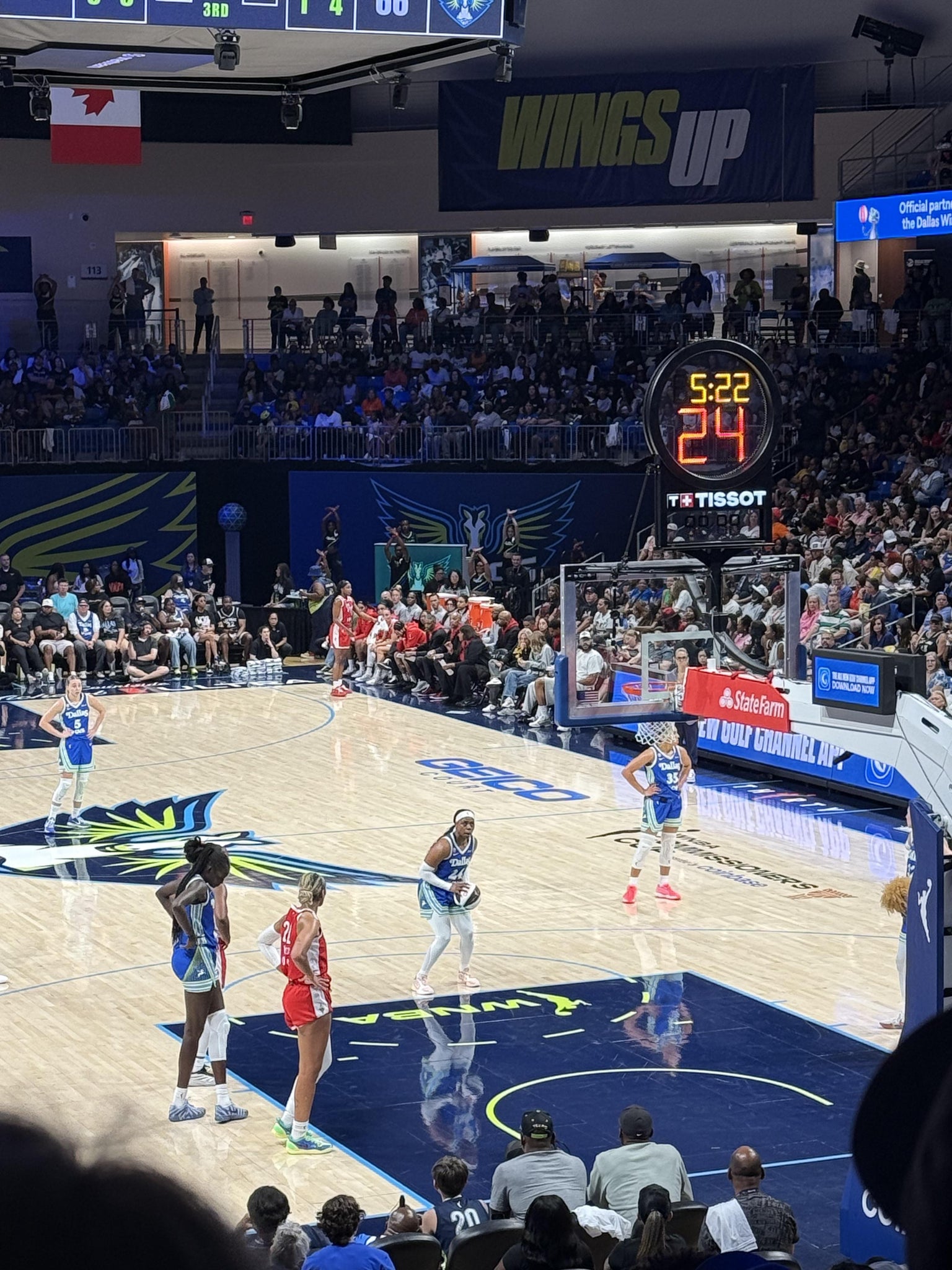 Real Fan View taken from Section 106 at College Park Center by Tonya N