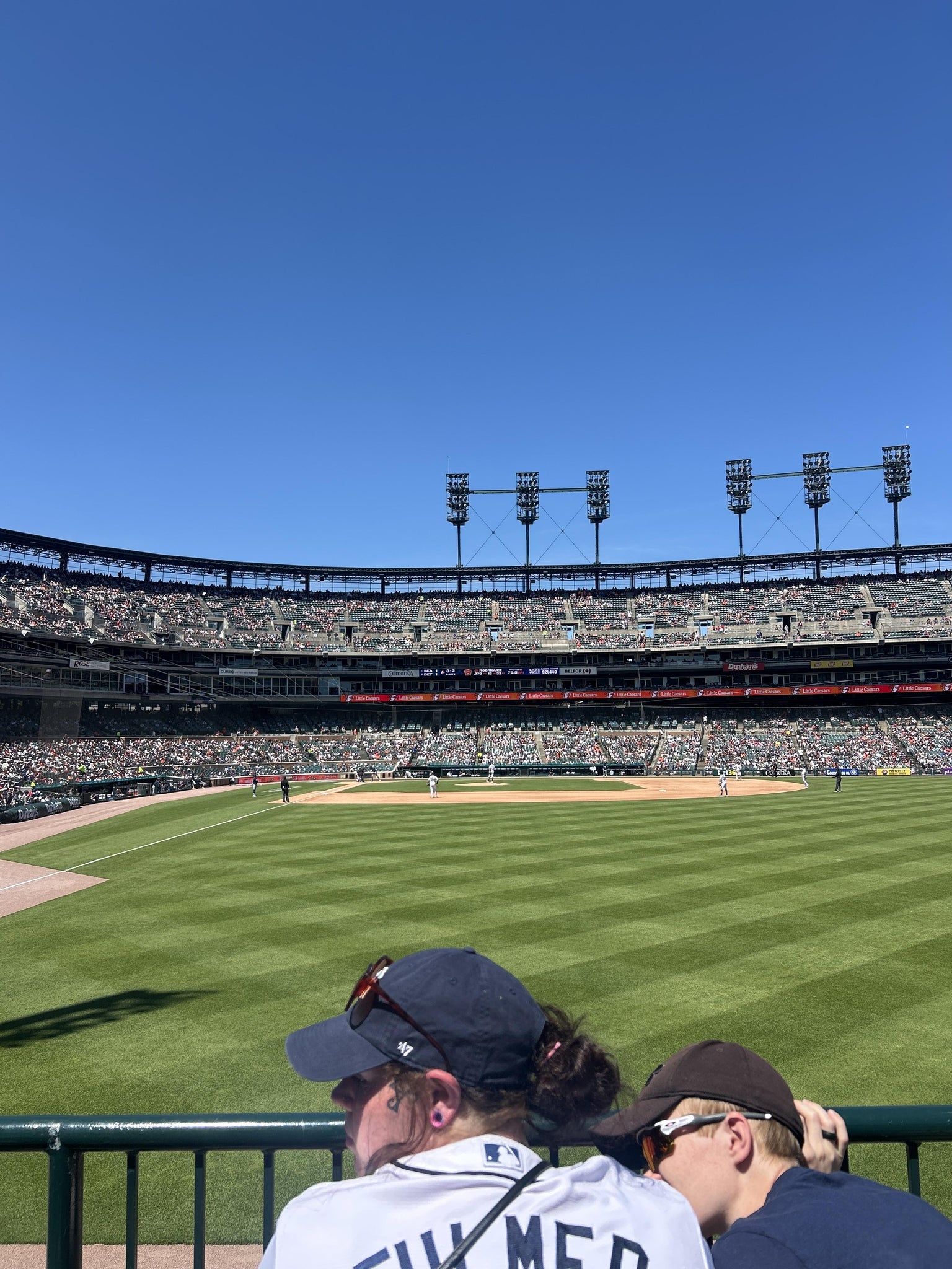 Real Fan View taken from Section 106 at Comerica Park by Kaitlyn M