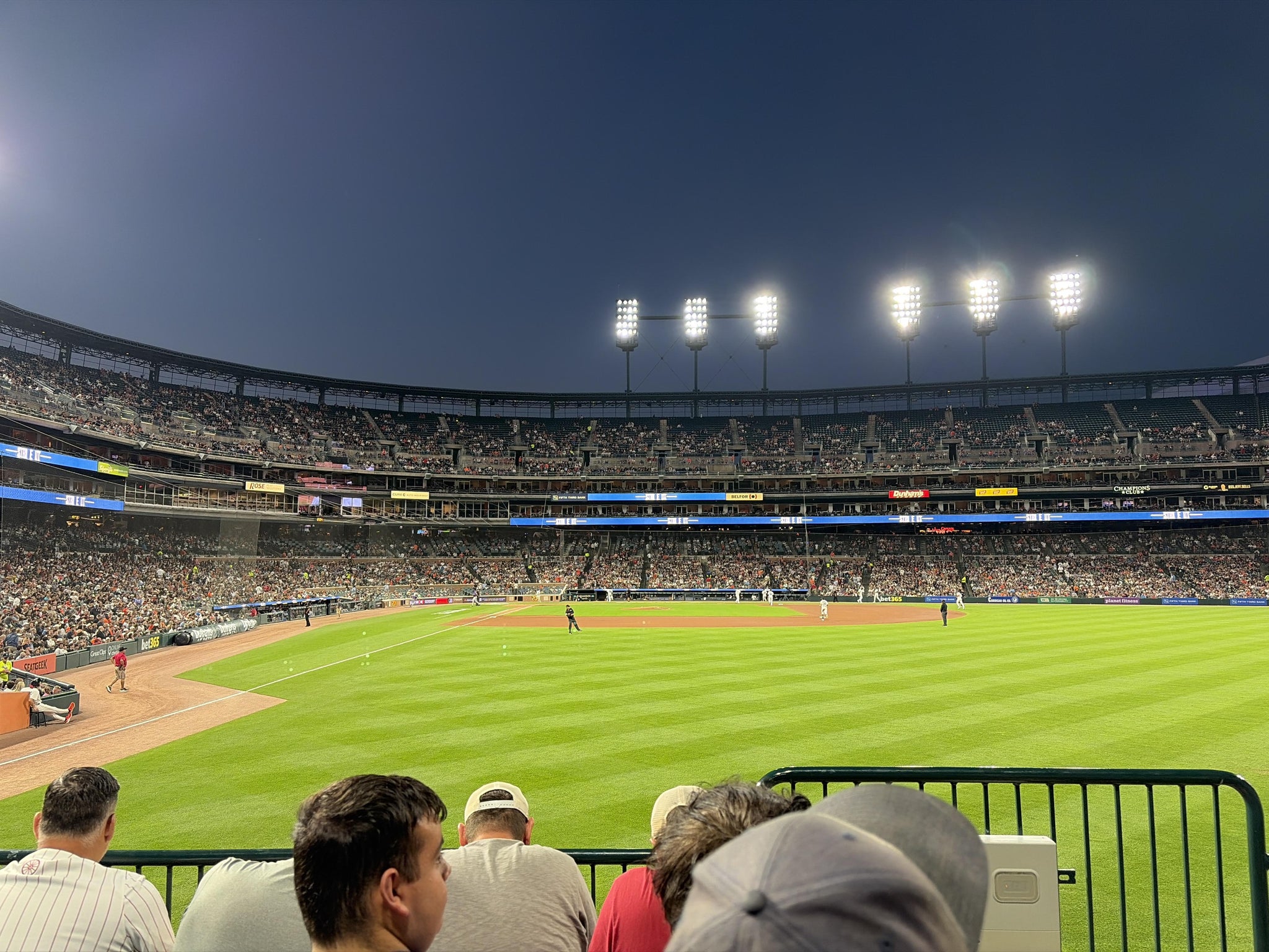 Real Fan View taken from Section 106 at Comerica Park by Daniel W