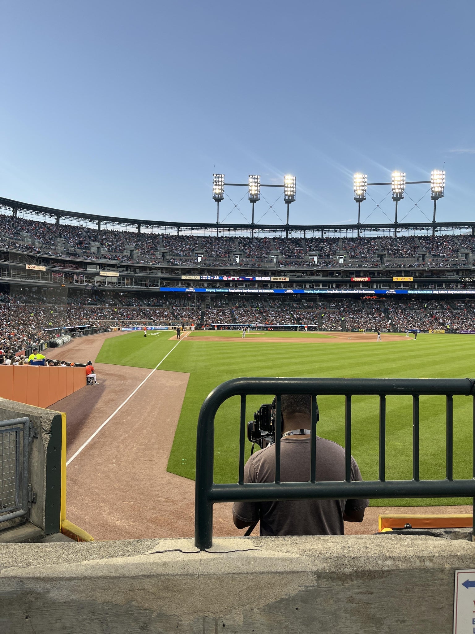 Real Fan View taken from Section 110 at Comerica Park by Erik F