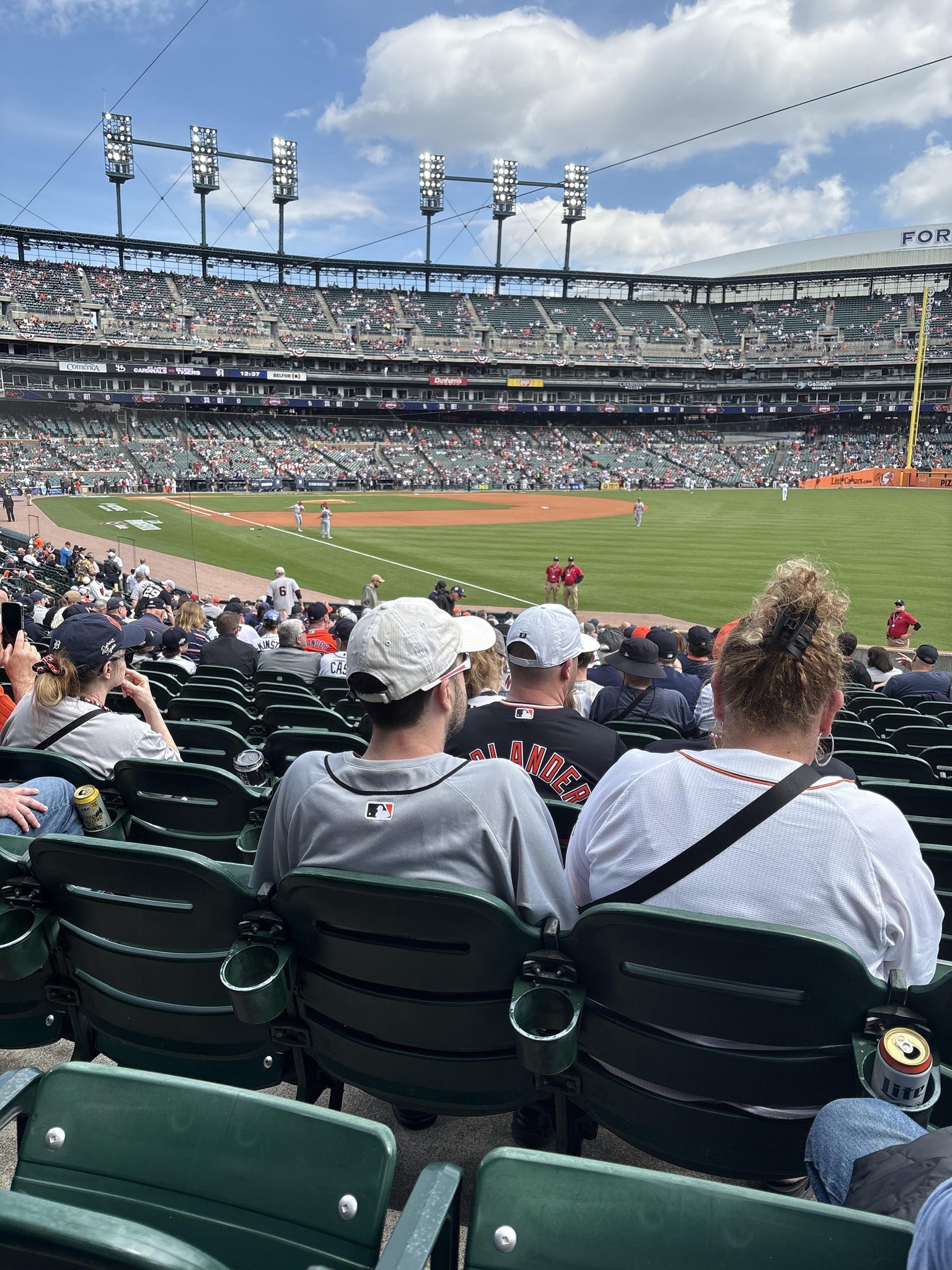 Real Fan View taken from Section 113 at Comerica Park by Andrew O