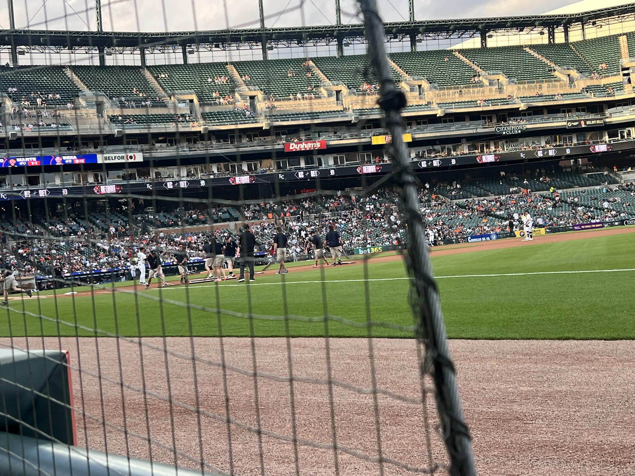 Real Fan View taken from Section 114 at Comerica Park by Brian P