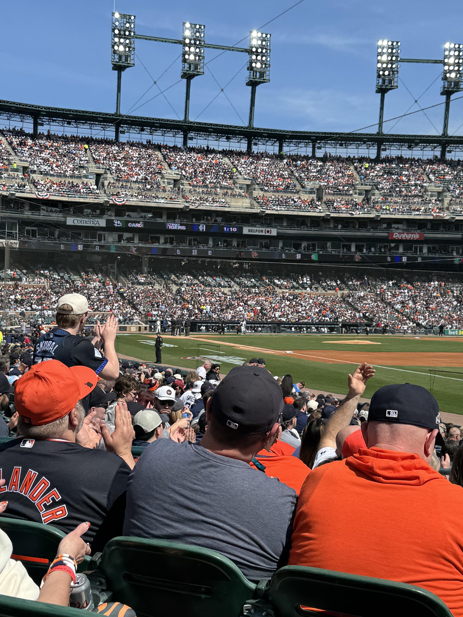 Real Fan View taken from Section 114 at Comerica Park by Robin M