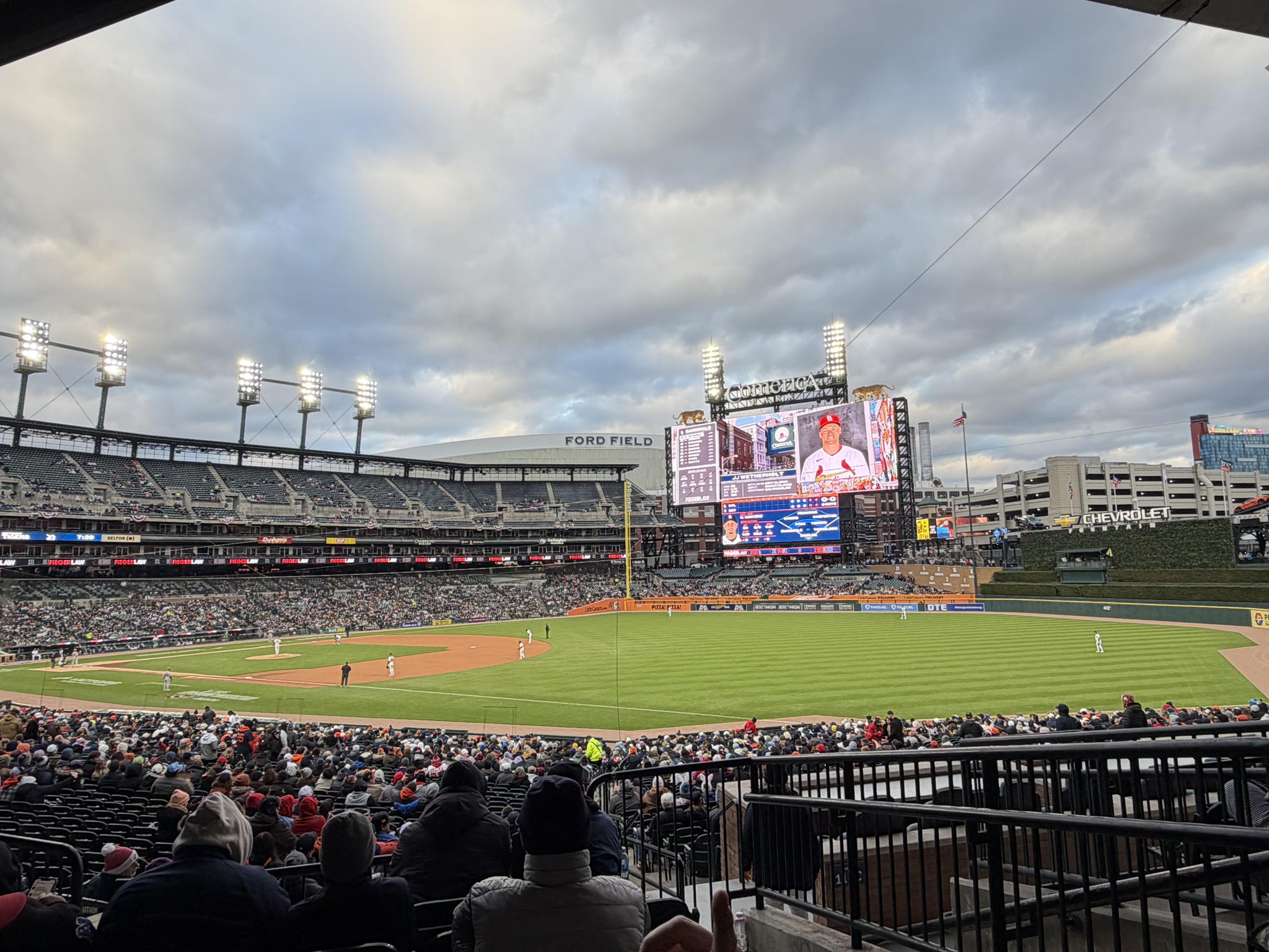Real Fan View taken from Section 115 at Comerica Park by Craig B