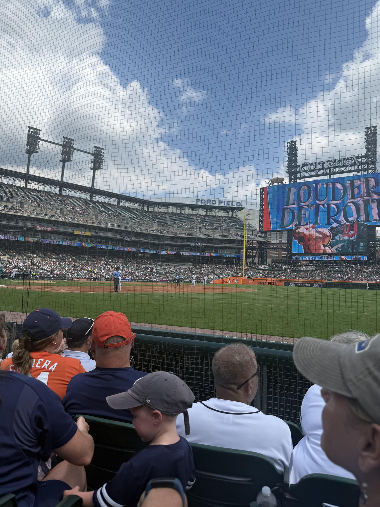 Real Fan View taken from Section 117 at Comerica Park by Sam H