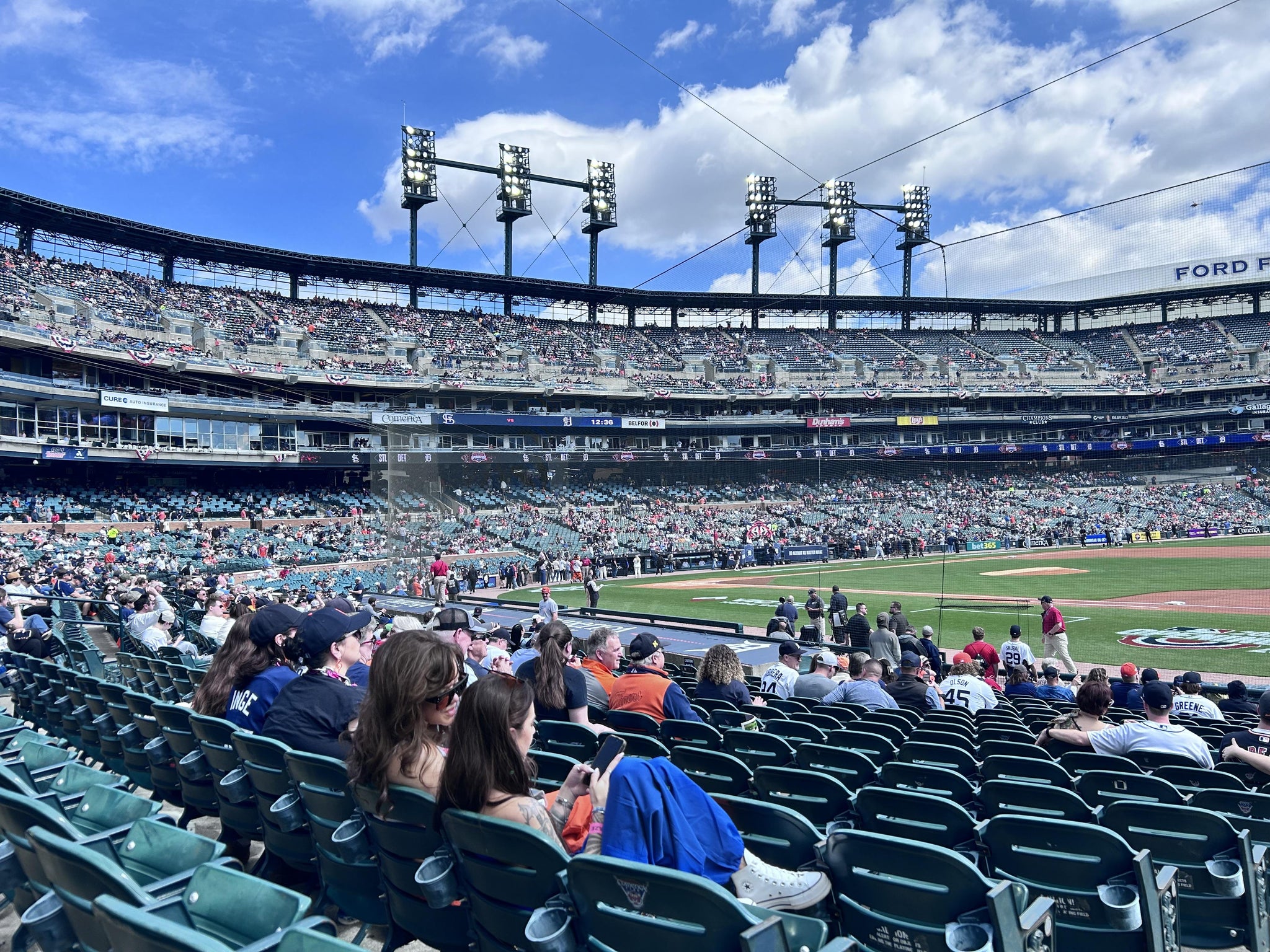 Real Fan View taken from Section 118 at Comerica Park by Michael A