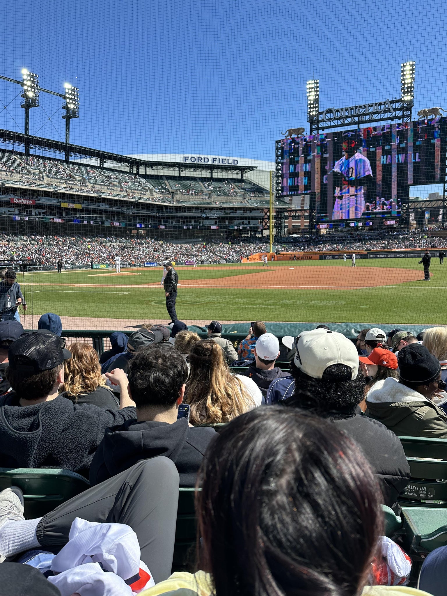 Real Fan View taken from Section 119 at Comerica Park by Andrew B