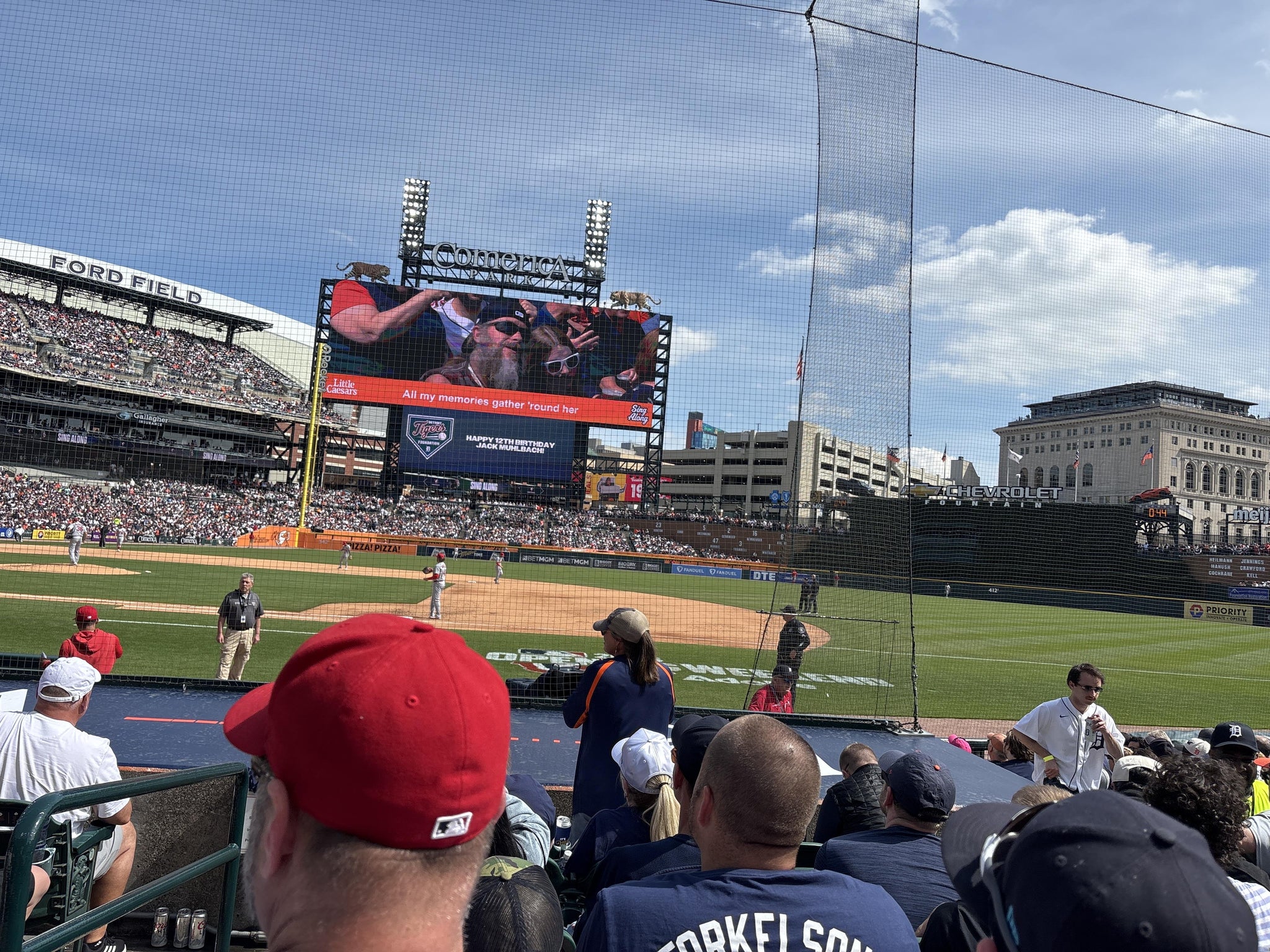 Real Fan View taken from Section 120 at Comerica Park by Alexis A