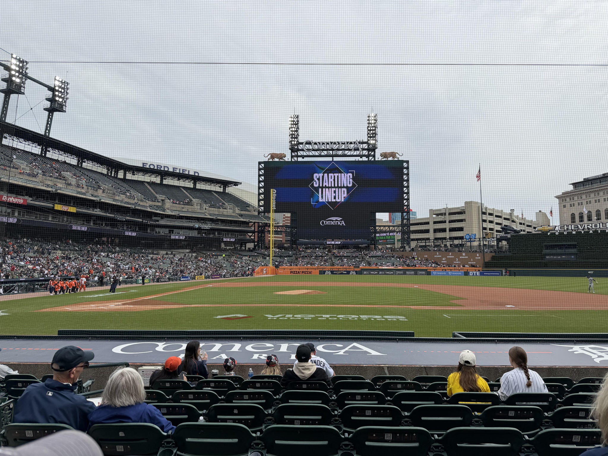 Real Fan View taken from Section 122 at Comerica Park by Trevor G