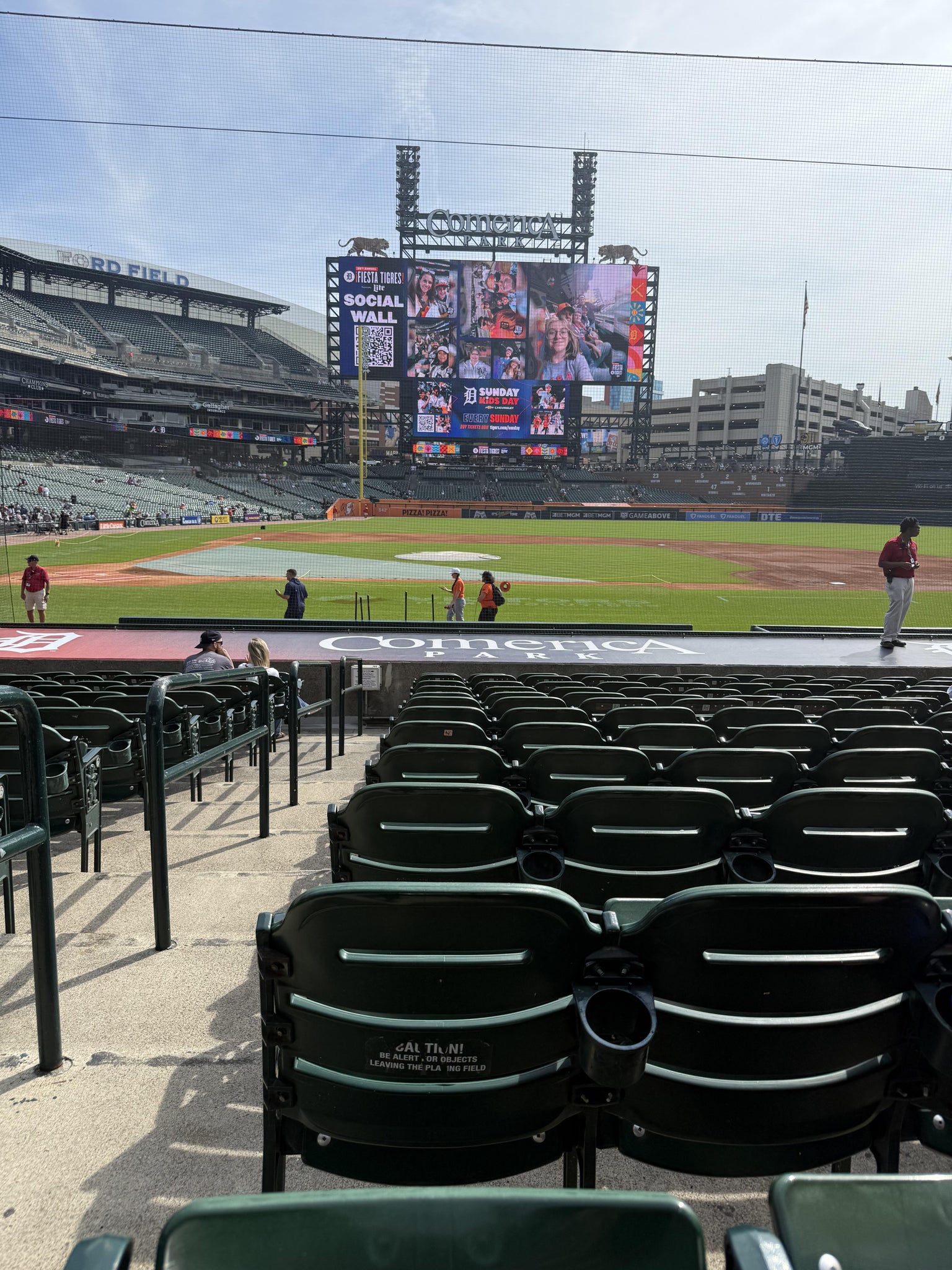 Real Fan View taken from Section 122 at Comerica Park by Anthony B