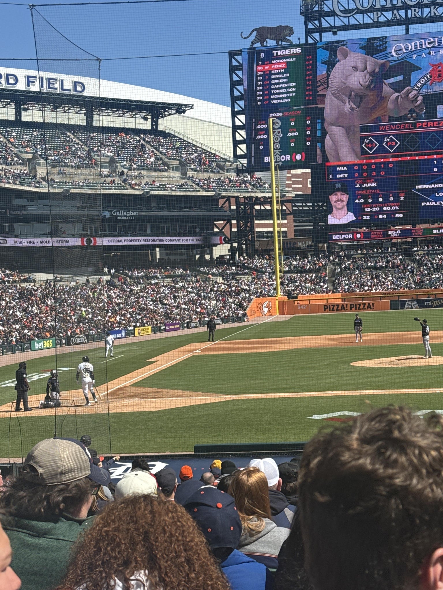 Real Fan View taken from Section 123 at Comerica Park by Noah D