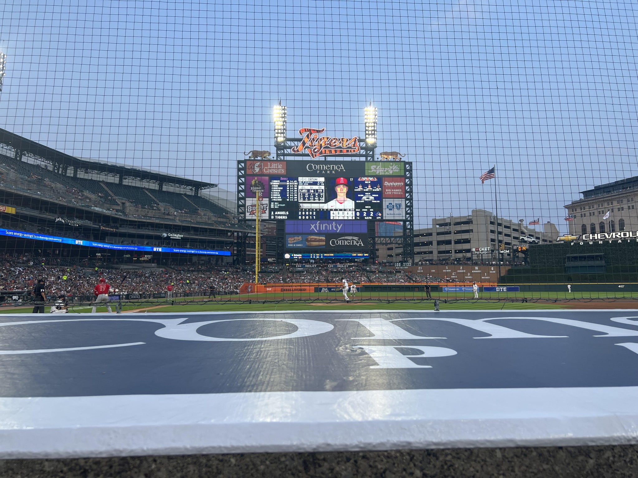 Real Fan View taken from Section 123 at Comerica Park by Melad J