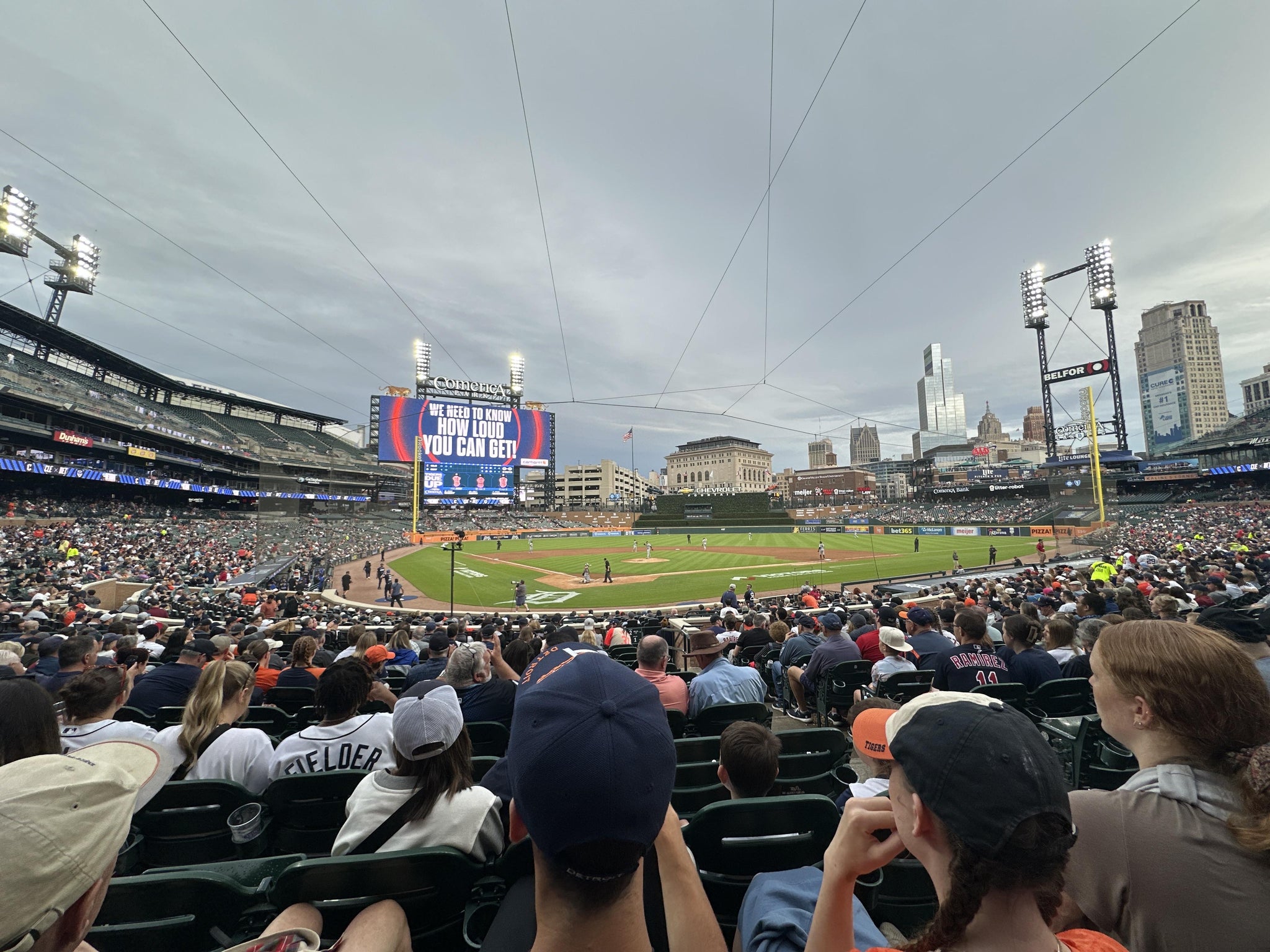 Real Fan View taken from Section 126 at Comerica Park by Lucas S