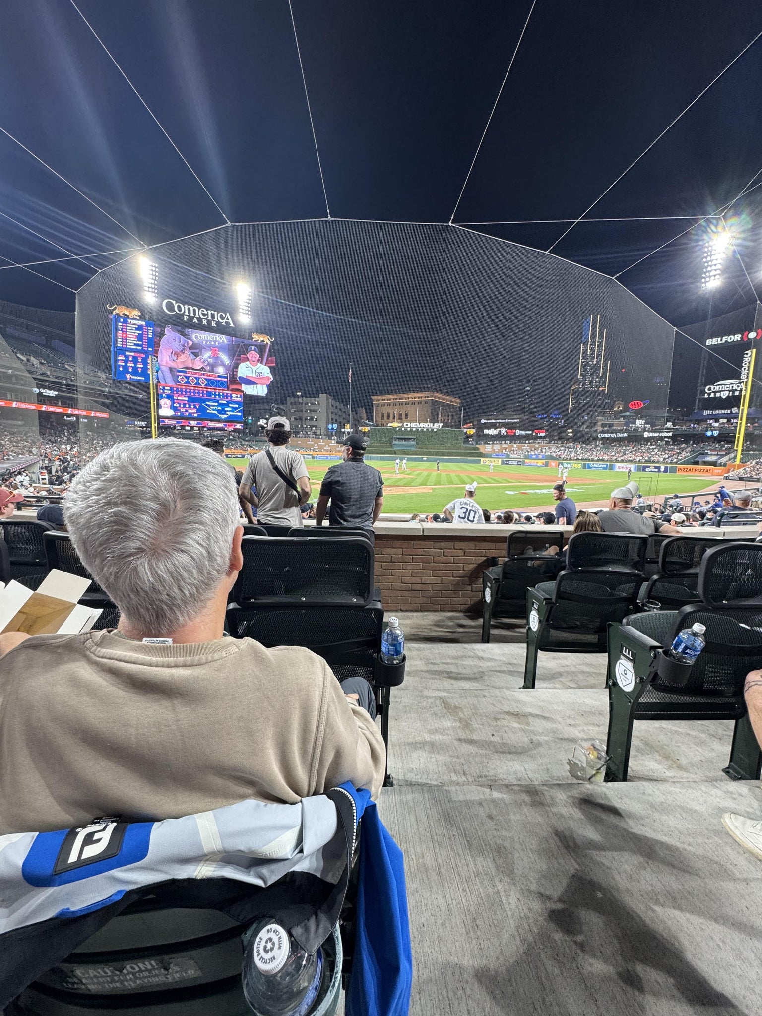 Real Fan View taken from Section 127 at Comerica Park by Dena C
