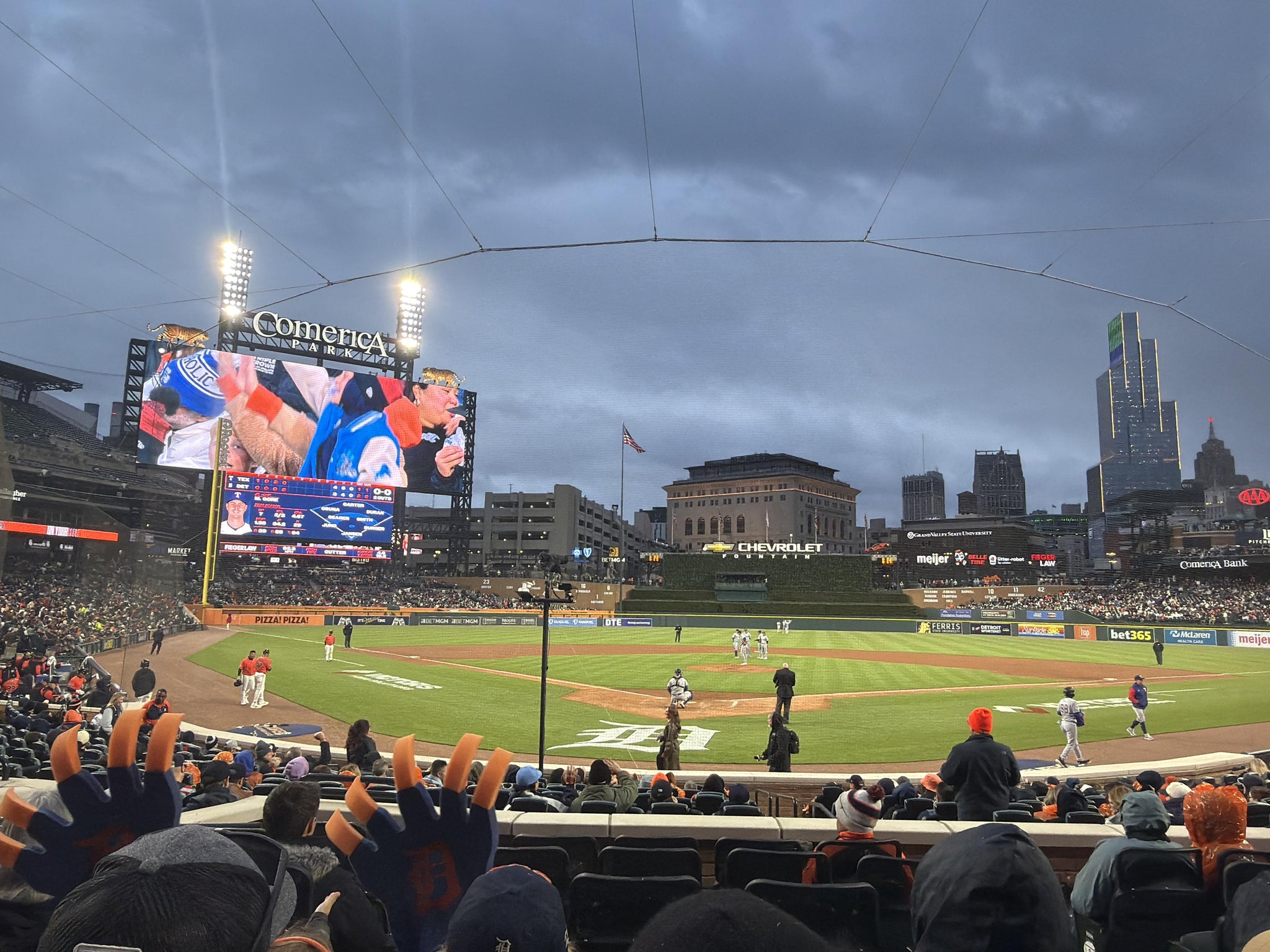Real Fan View taken from Section 127 at Comerica Park by Brian R