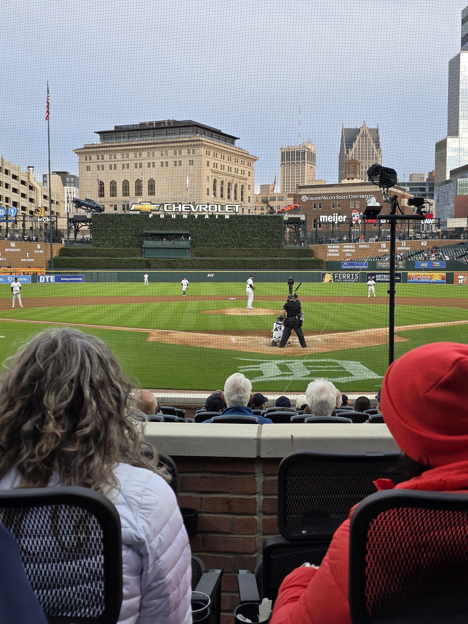 Real Fan View taken from Section 128 at Comerica Park by Robert P