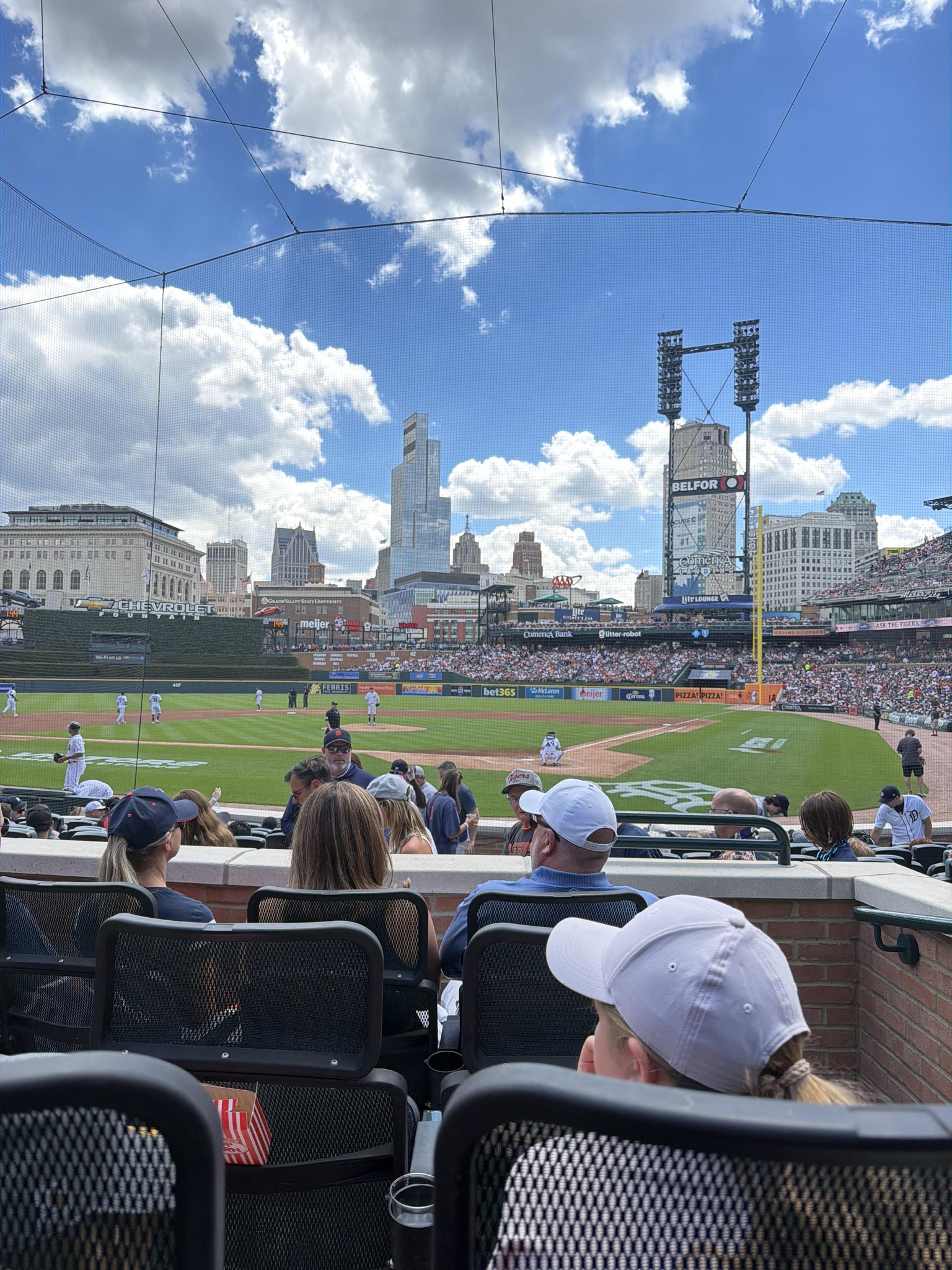 Real Fan View taken from Section 130 at Comerica Park by Brianna S