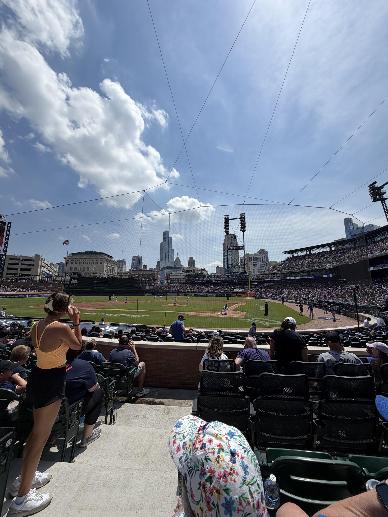 Real Fan View taken from Section 130 at Comerica Park by Craig D