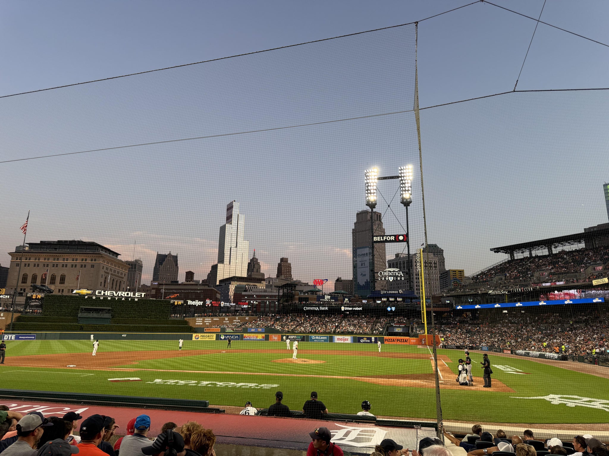 Real Fan View taken from Section 131 at Comerica Park by Harley Y