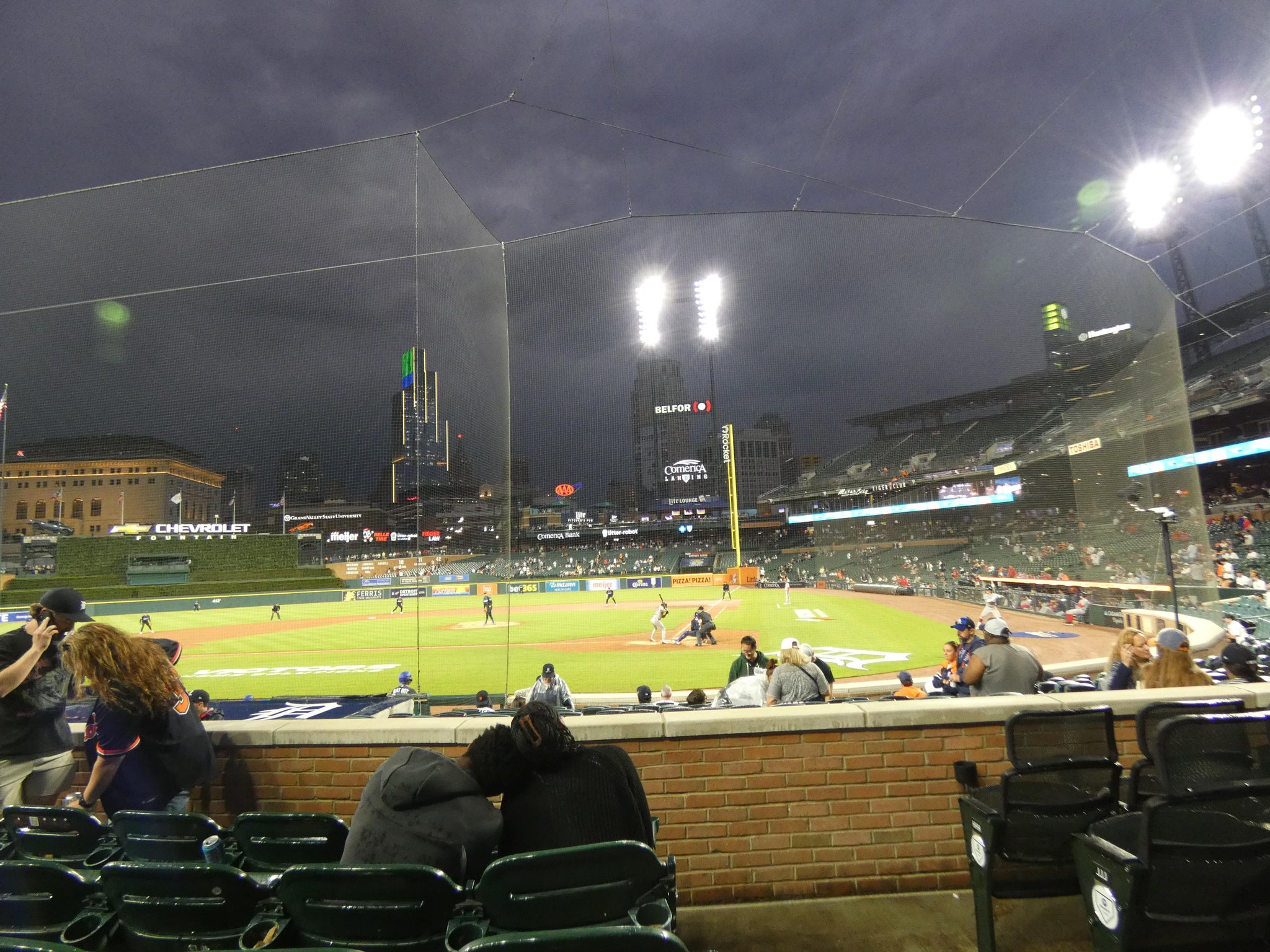 Real Fan View taken from Section 131 at Comerica Park by Lisa V