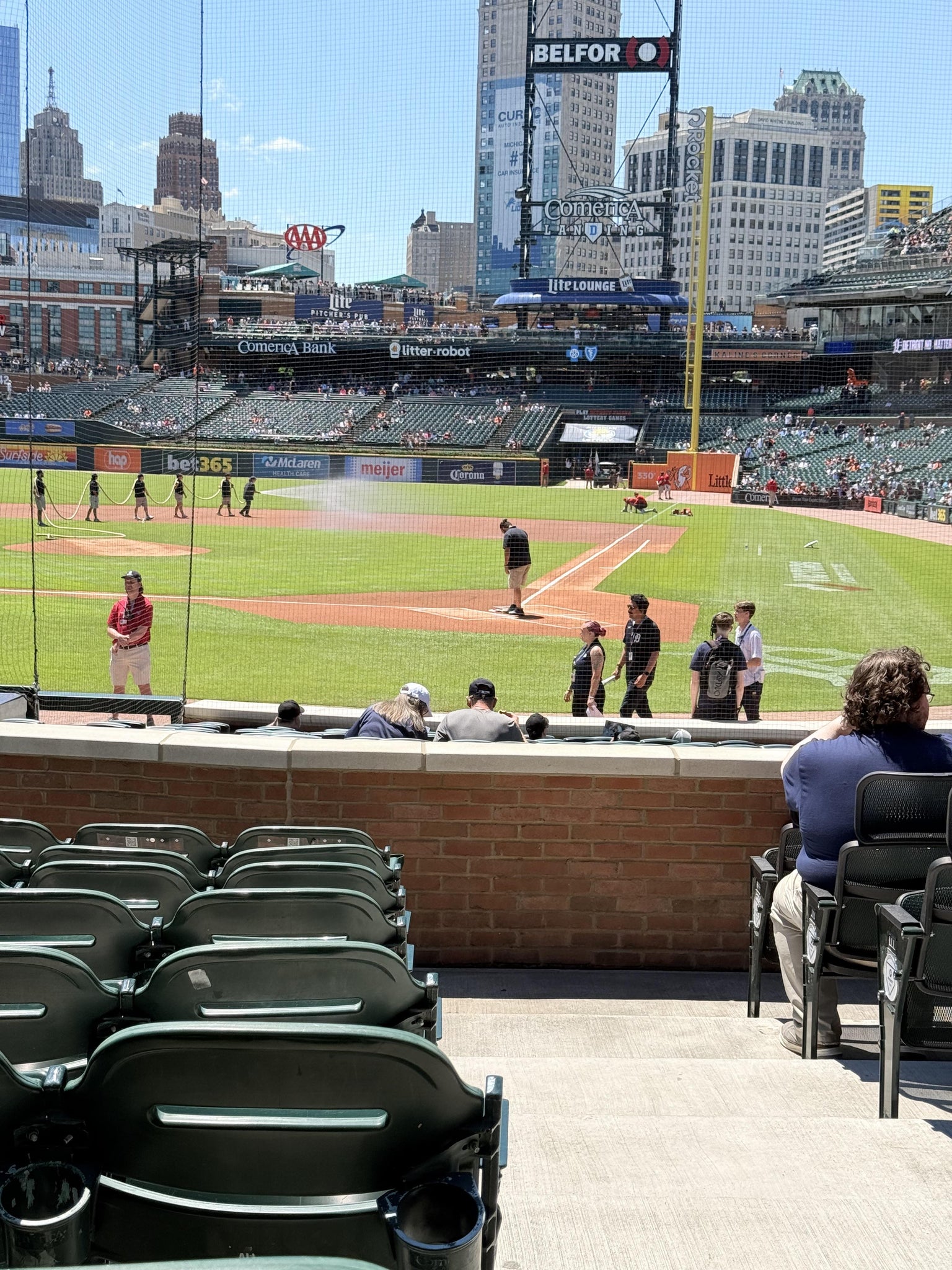 Real Fan View taken from Section 131 at Comerica Park by Lee M