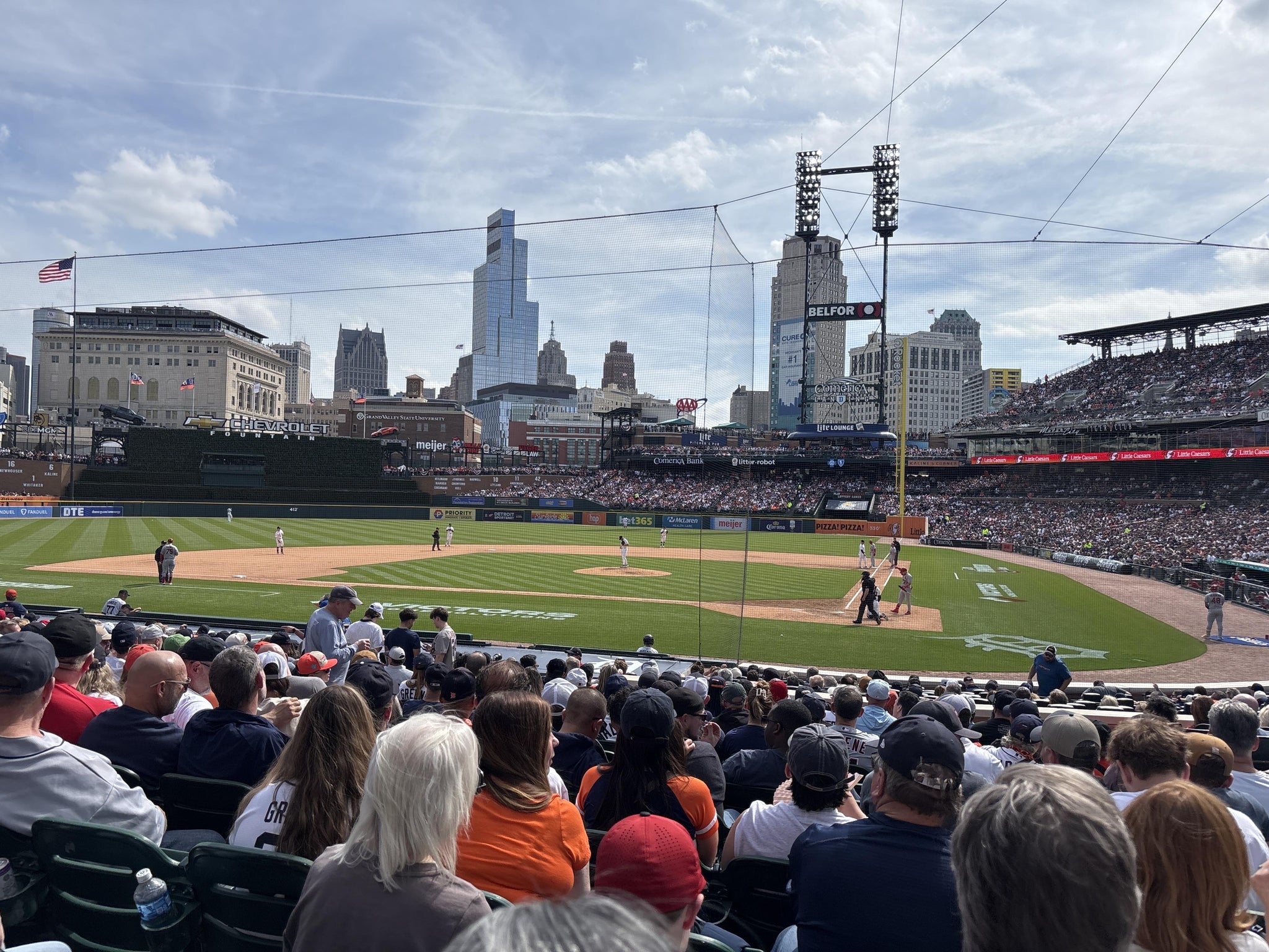 Real Fan View taken from Section 131 at Comerica Park by Carlos S
