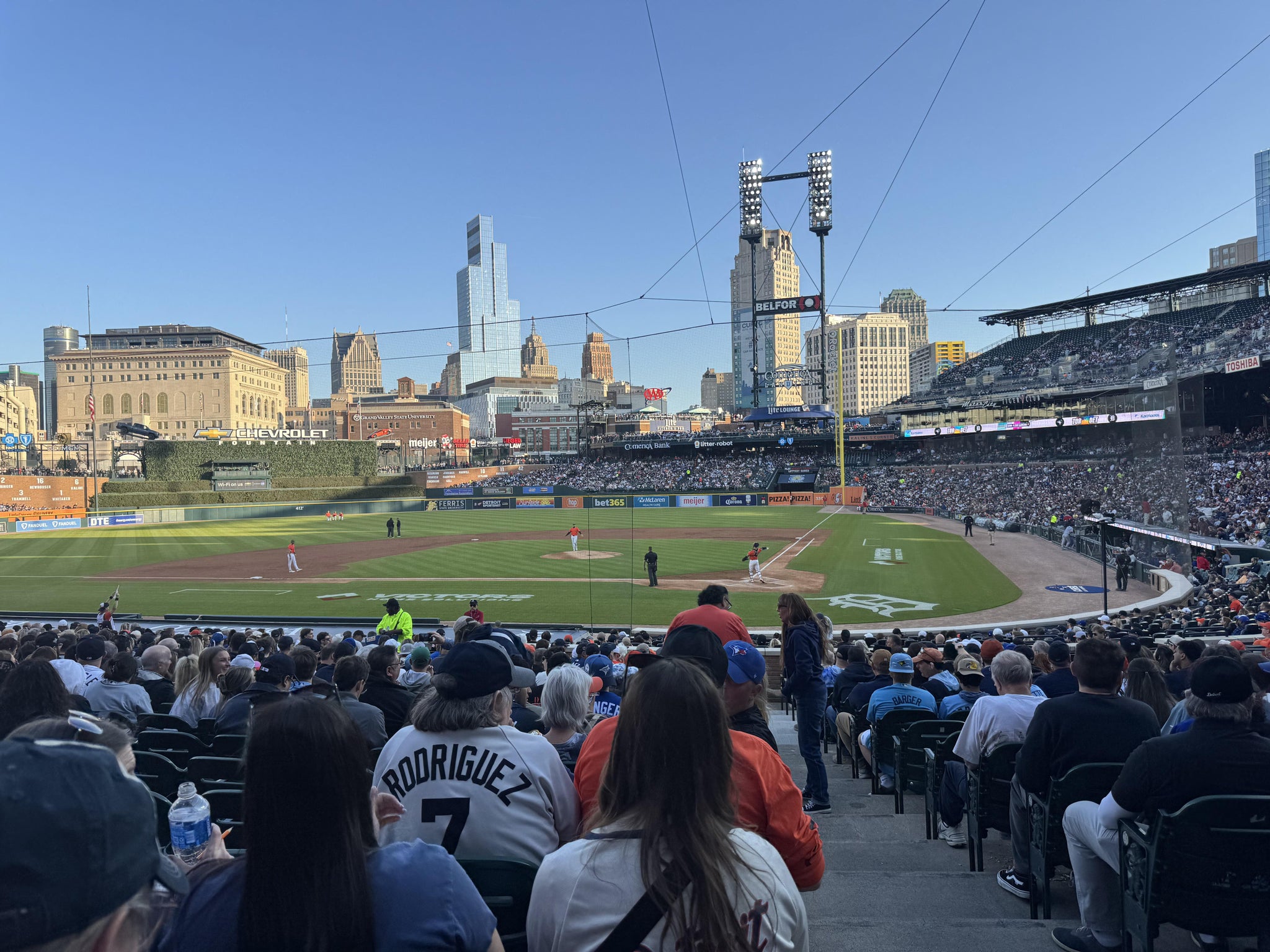 Real Fan View taken from Section 131 at Comerica Park by Christopher M