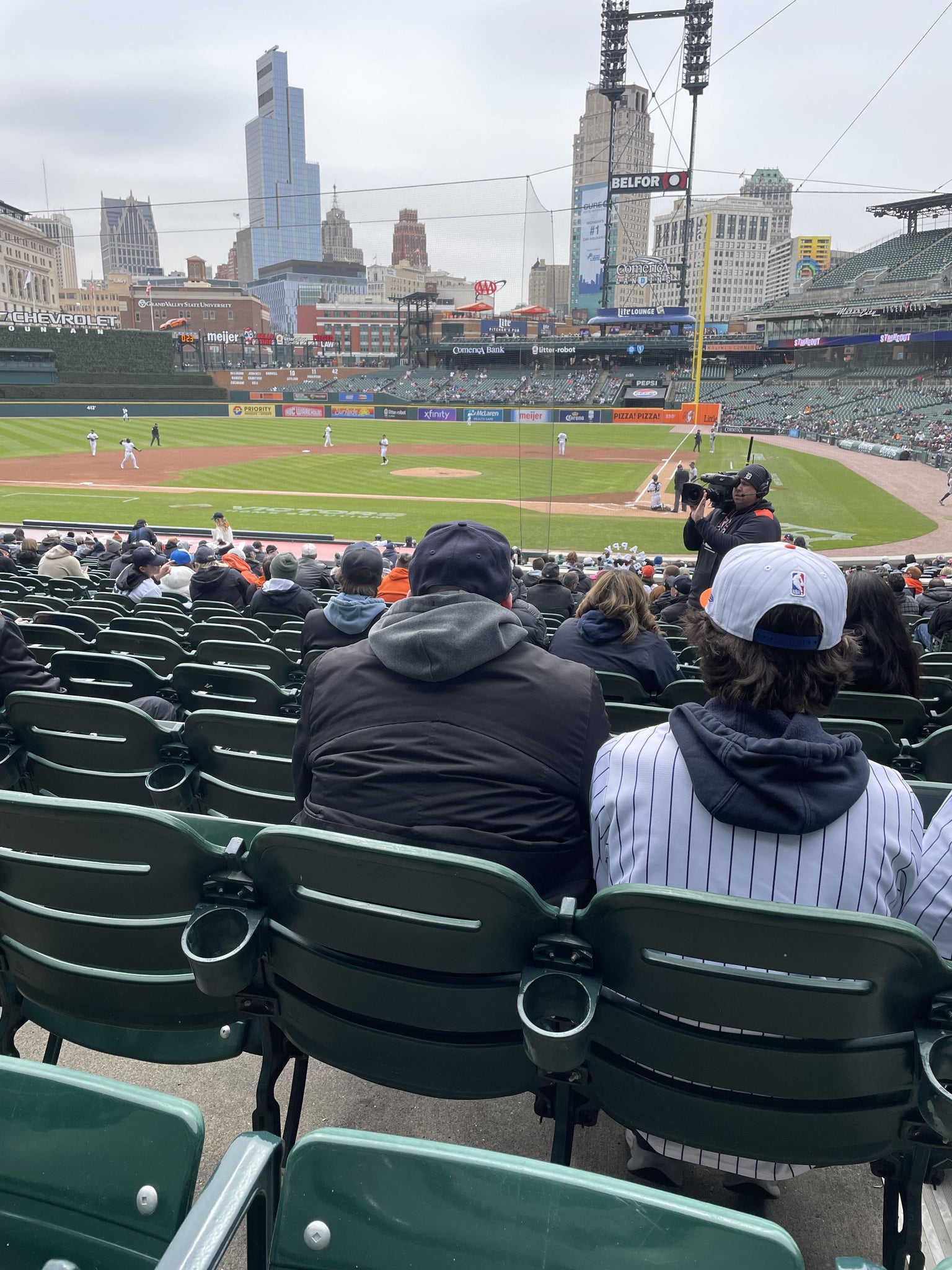 Real Fan View taken from Section 131 at Comerica Park by Mark C