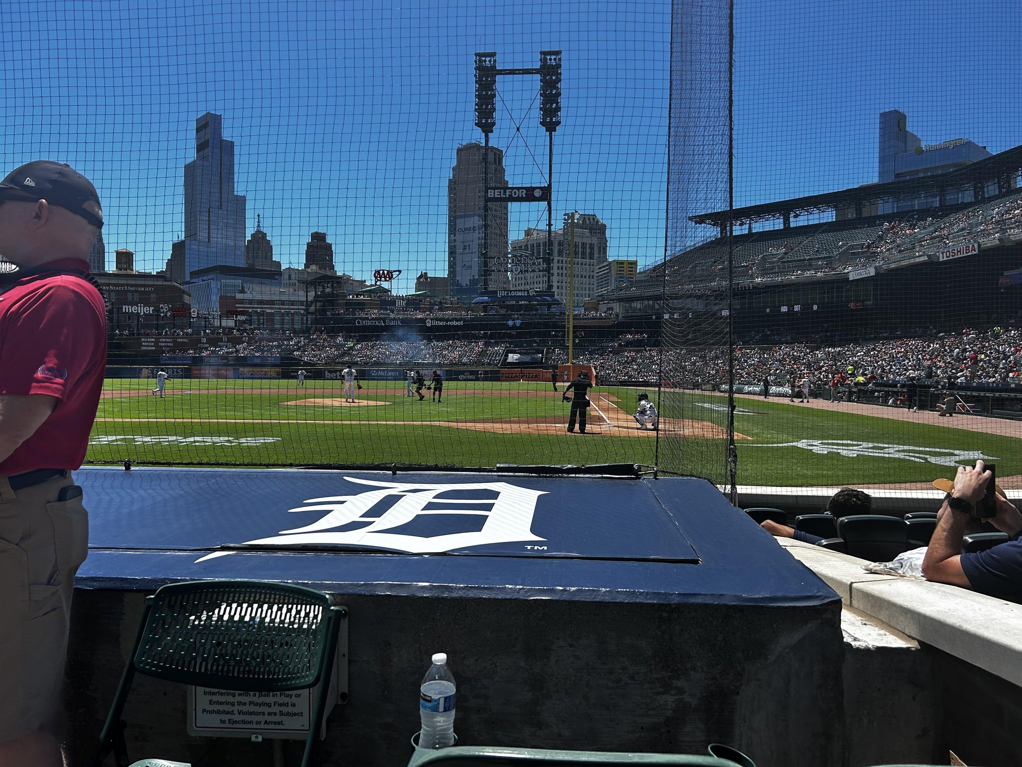 Vue réelle des fans prise de la Section 131 au site Comerica Park par Anonymous User