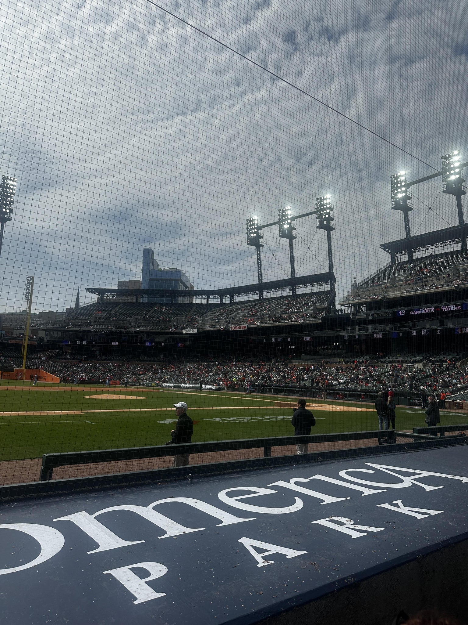 Real Fan View taken from Section 134 at Comerica Park by Cam F