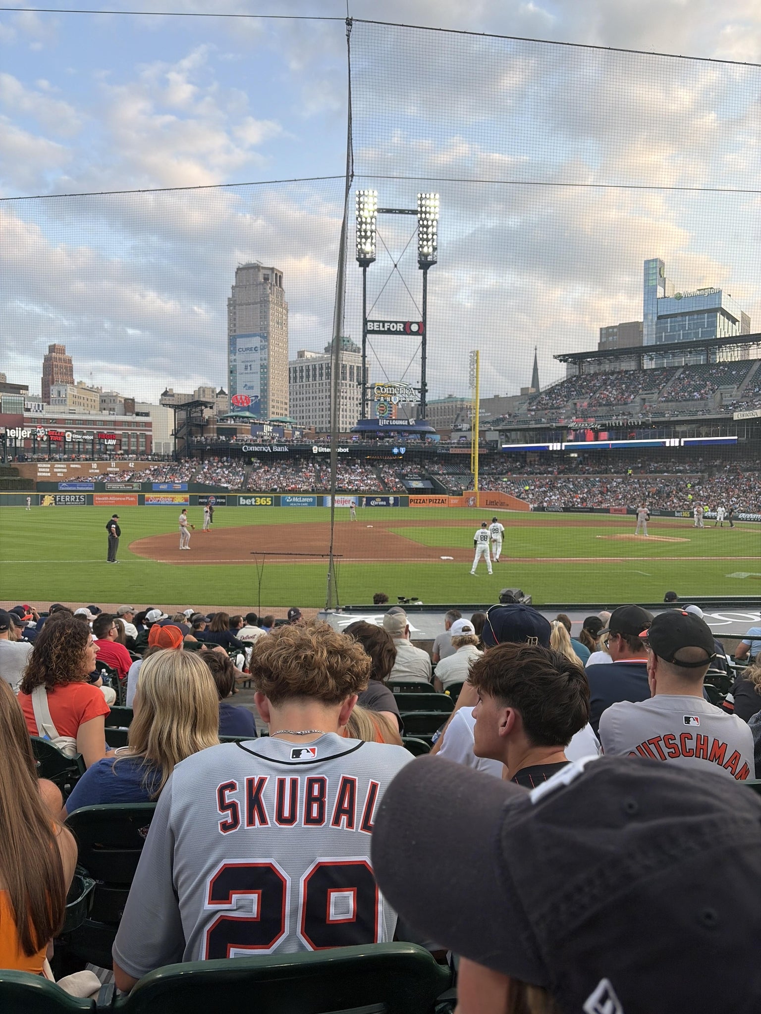 Vue réelle des fans prise de la Section 135 au site Comerica Park par Mariaelena E