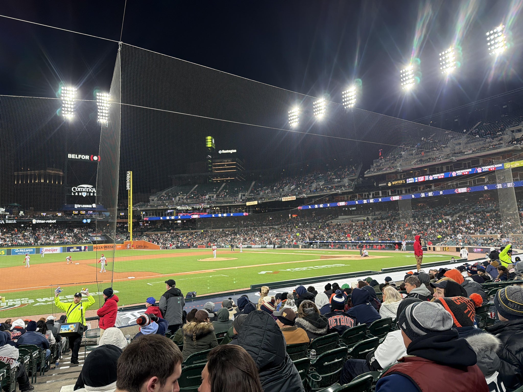 Real Fan View taken from Section 135 at Comerica Park by Fernando B